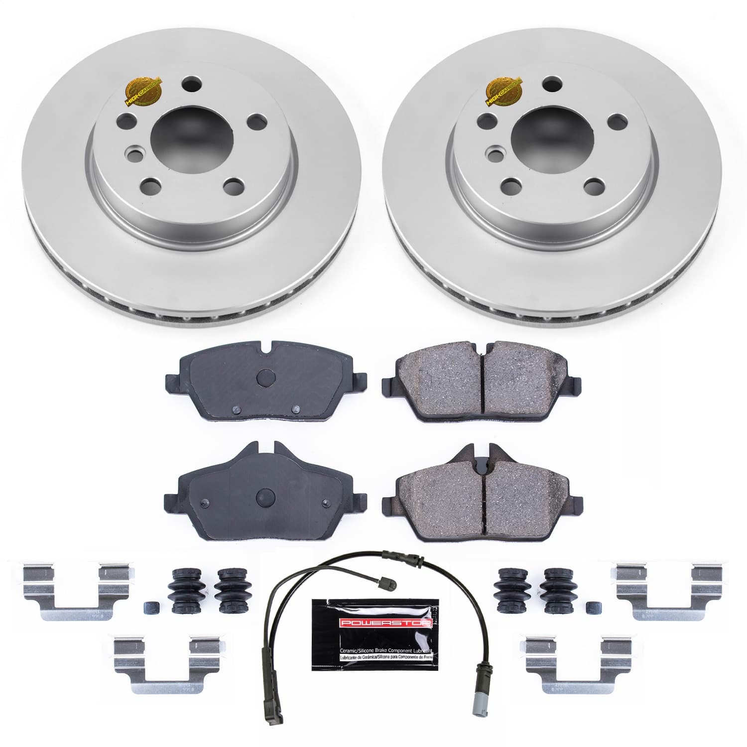 Power Stop - CRK7977 - Front - Disc Brake Pad and Rotor Kit image 1