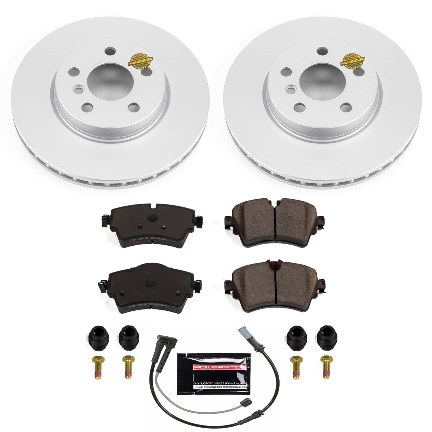 Power Stop - CRK7979 - Front - Disc Brake Pad and Rotor Kit image 1