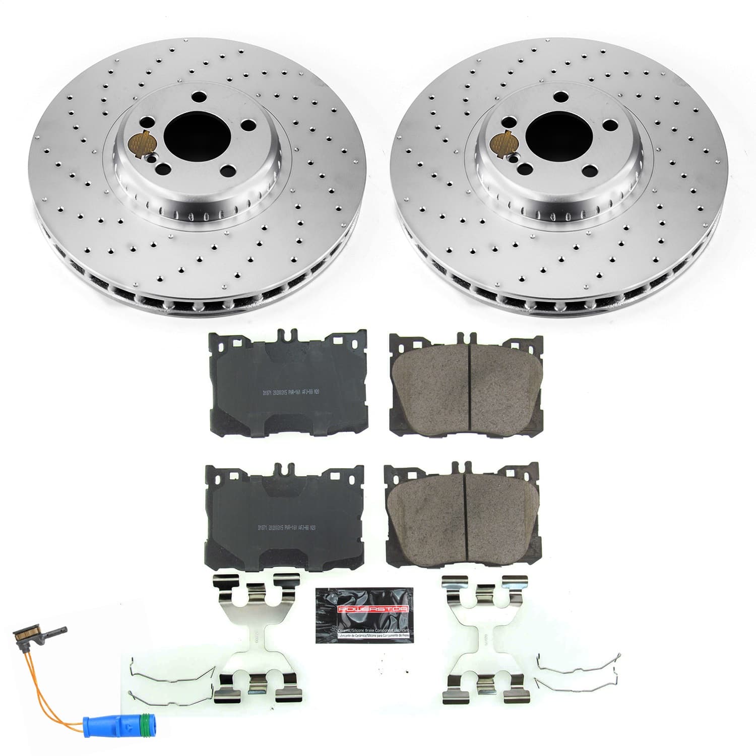 Power Stop - CRK7986 - Front - Disc Brake Pad and Rotor Kit image 1