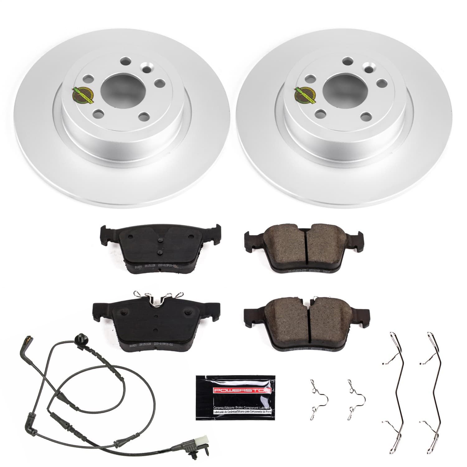 Power Stop - CRK7994 - Rear - Disc Brake Pad and Rotor Kit image 1