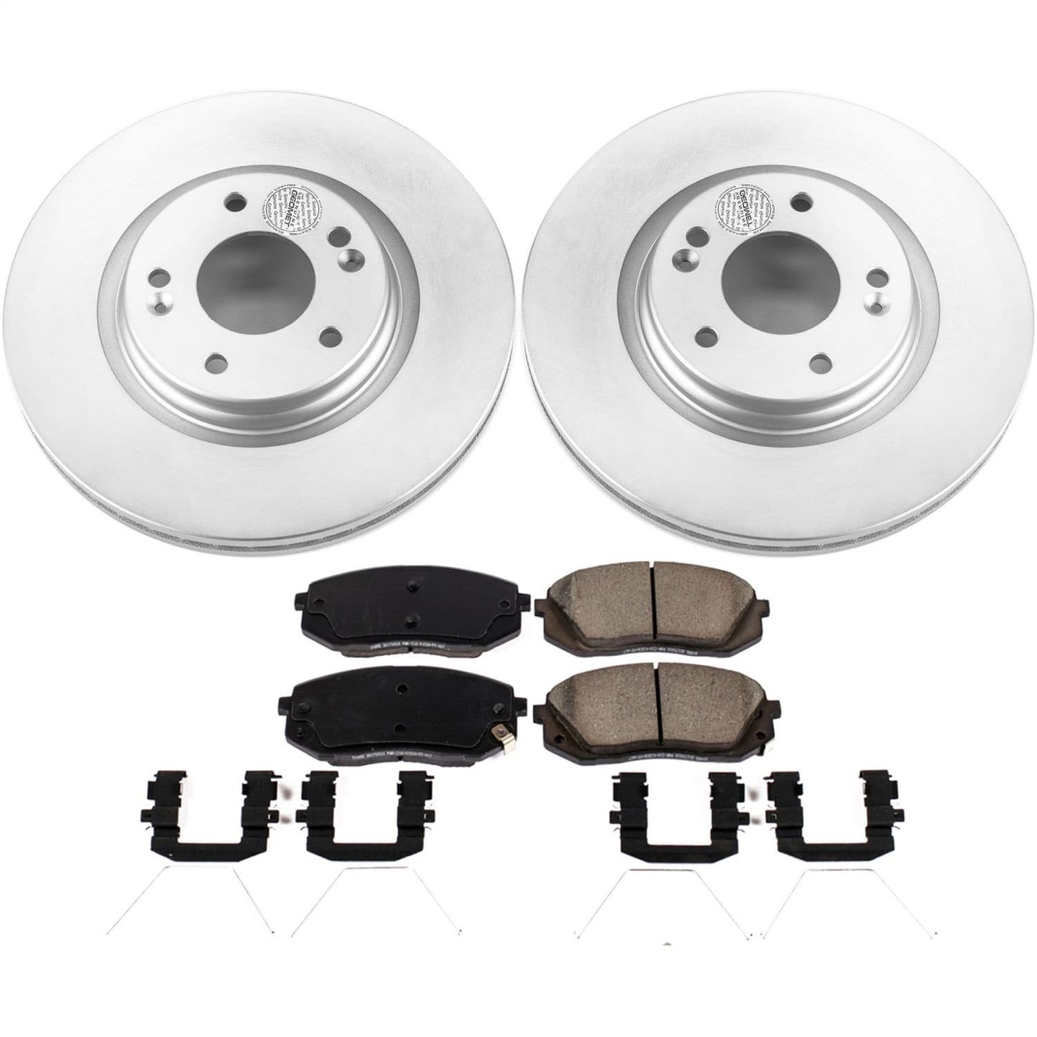 Power Stop - CRK8011 - Front - Disc Brake Pad and Rotor Kit image 1