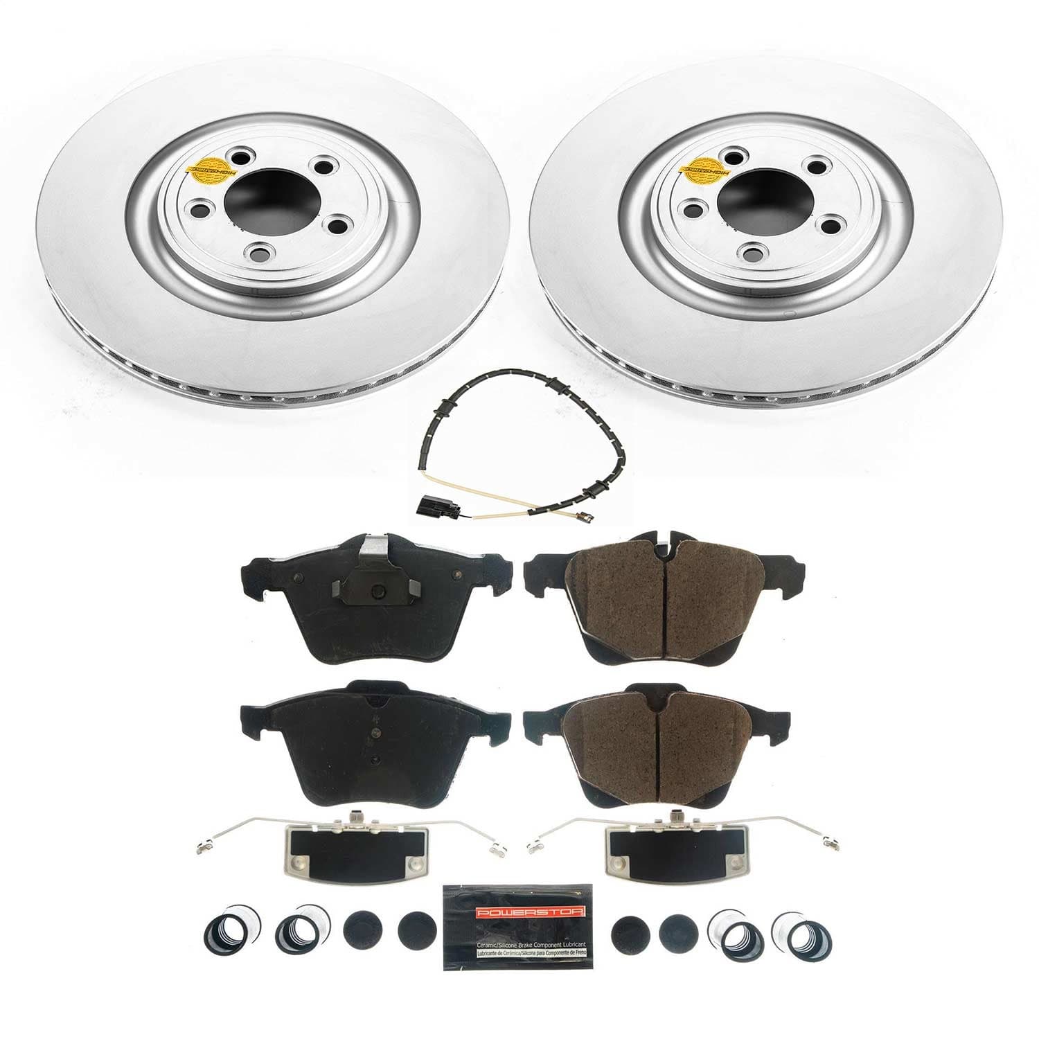 Power Stop - CRK8037 - Front - Disc Brake Pad and Rotor Kit image 1