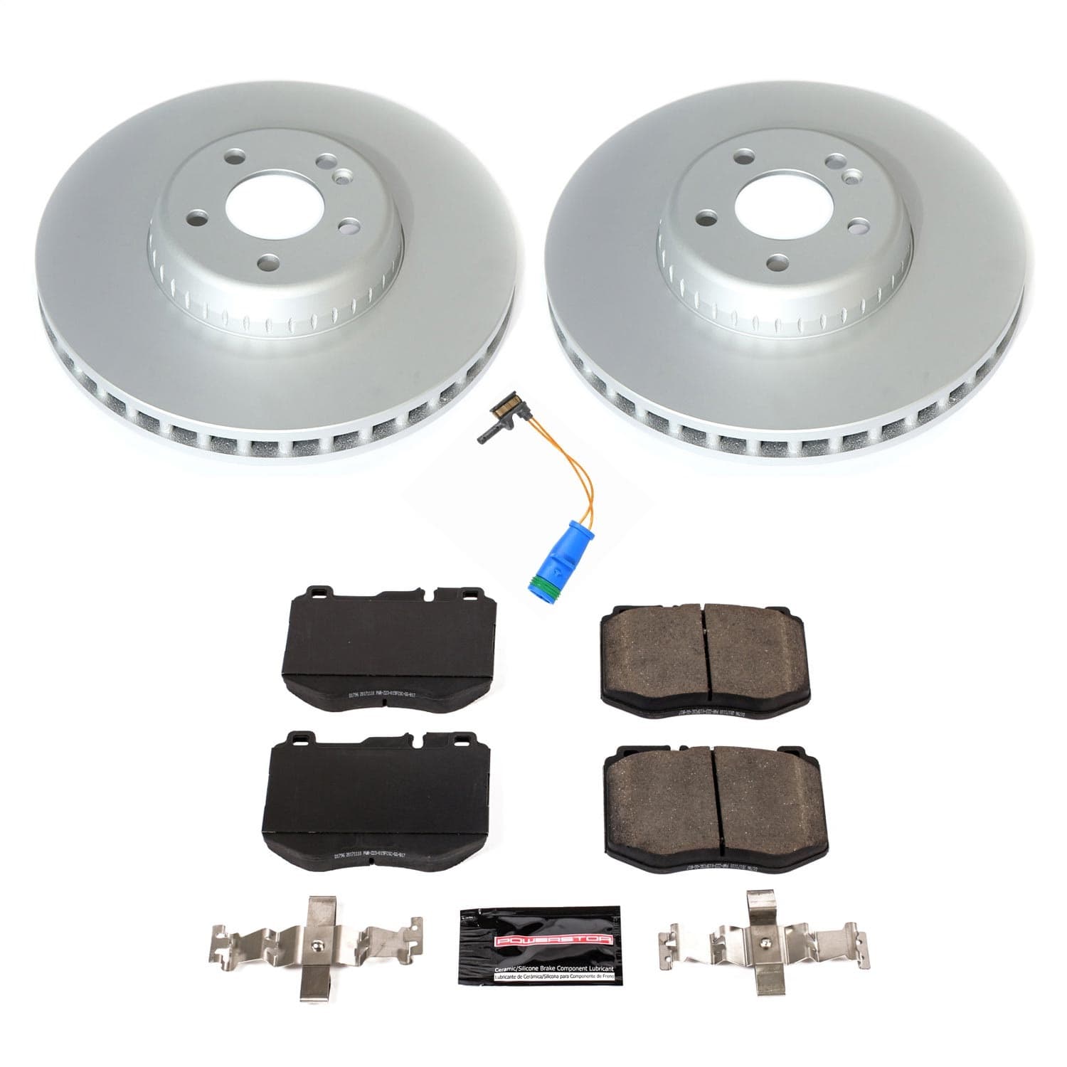 Power Stop - CRK8073 - Front - Disc Brake Pad and Rotor Kit image 1