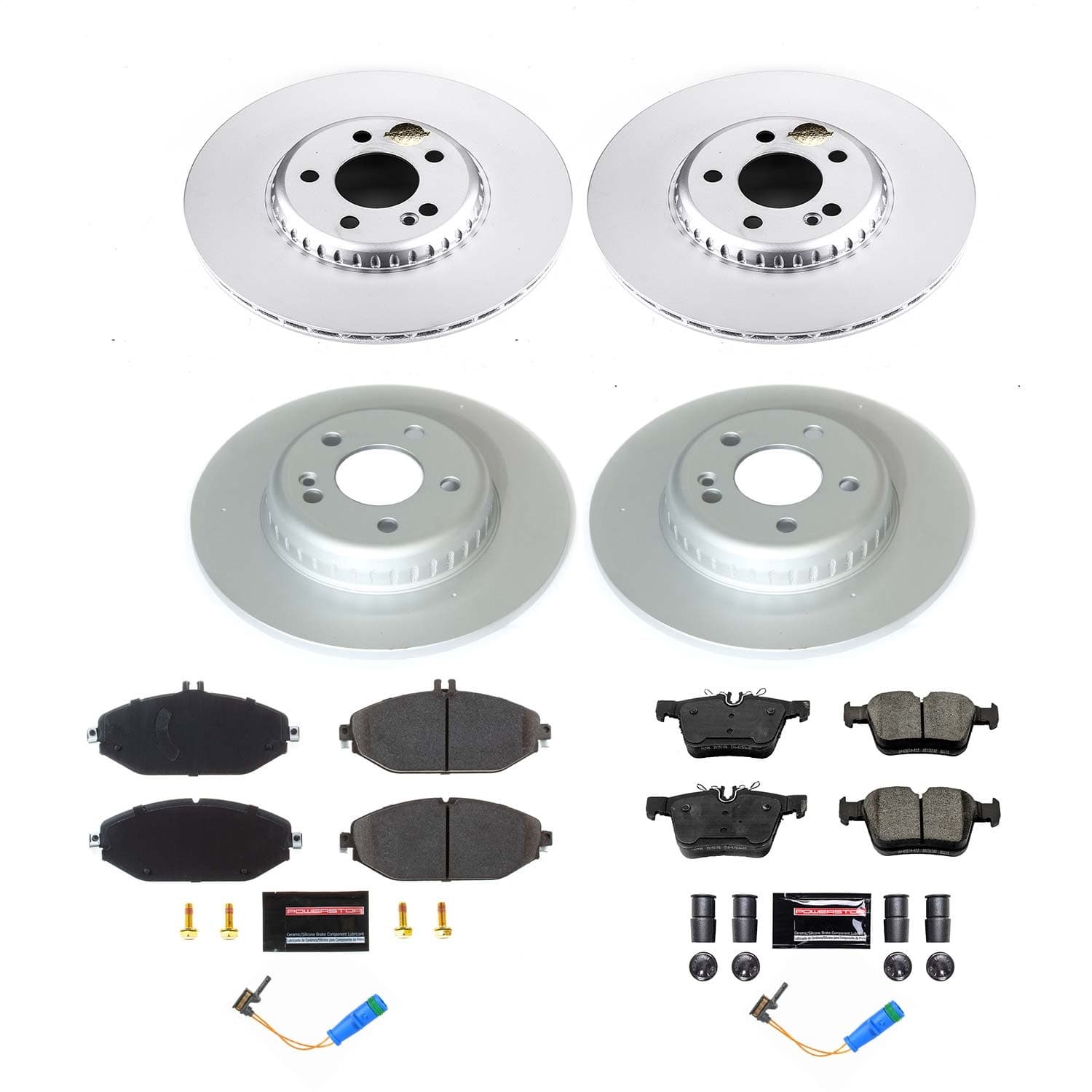 Power Stop - CRK8103 - Front and Rear - Disc Brake Pad and Rotor Kit image 1
