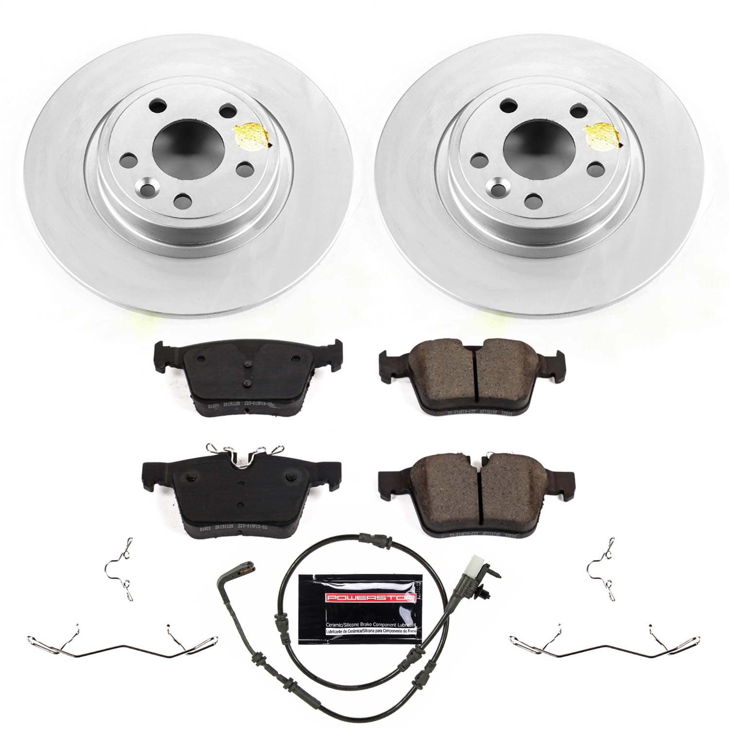 Power Stop - CRK8109 - Rear - Disc Brake Pad and Rotor Kit image 1