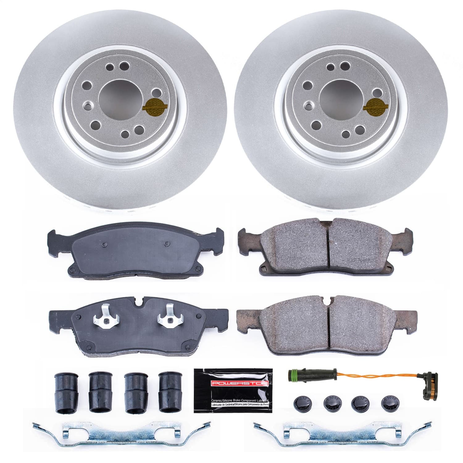 Power Stop - CRK8114 - Front - Disc Brake Pad and Rotor Kit image 1