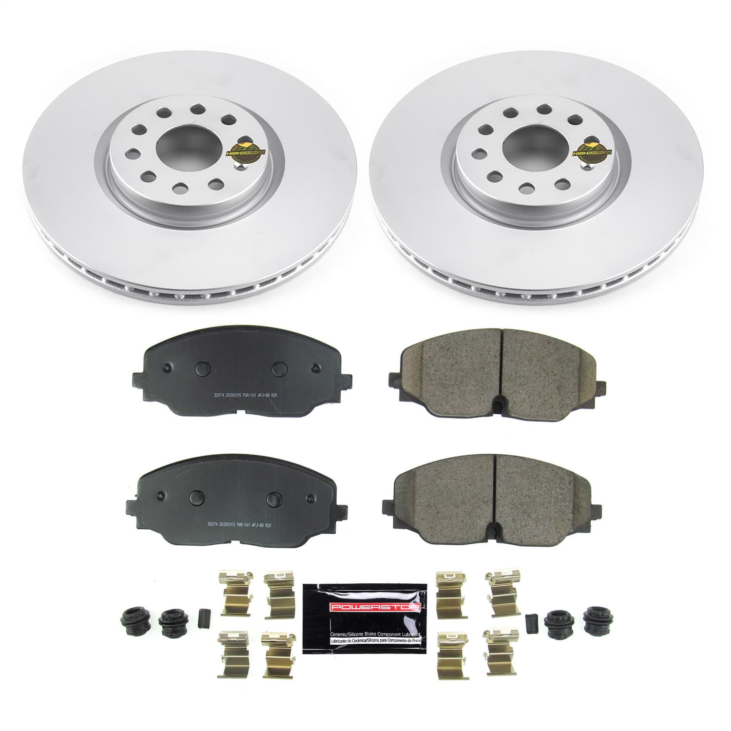 Power Stop - CRK8117 - Front - Disc Brake Pad and Rotor Kit image 1