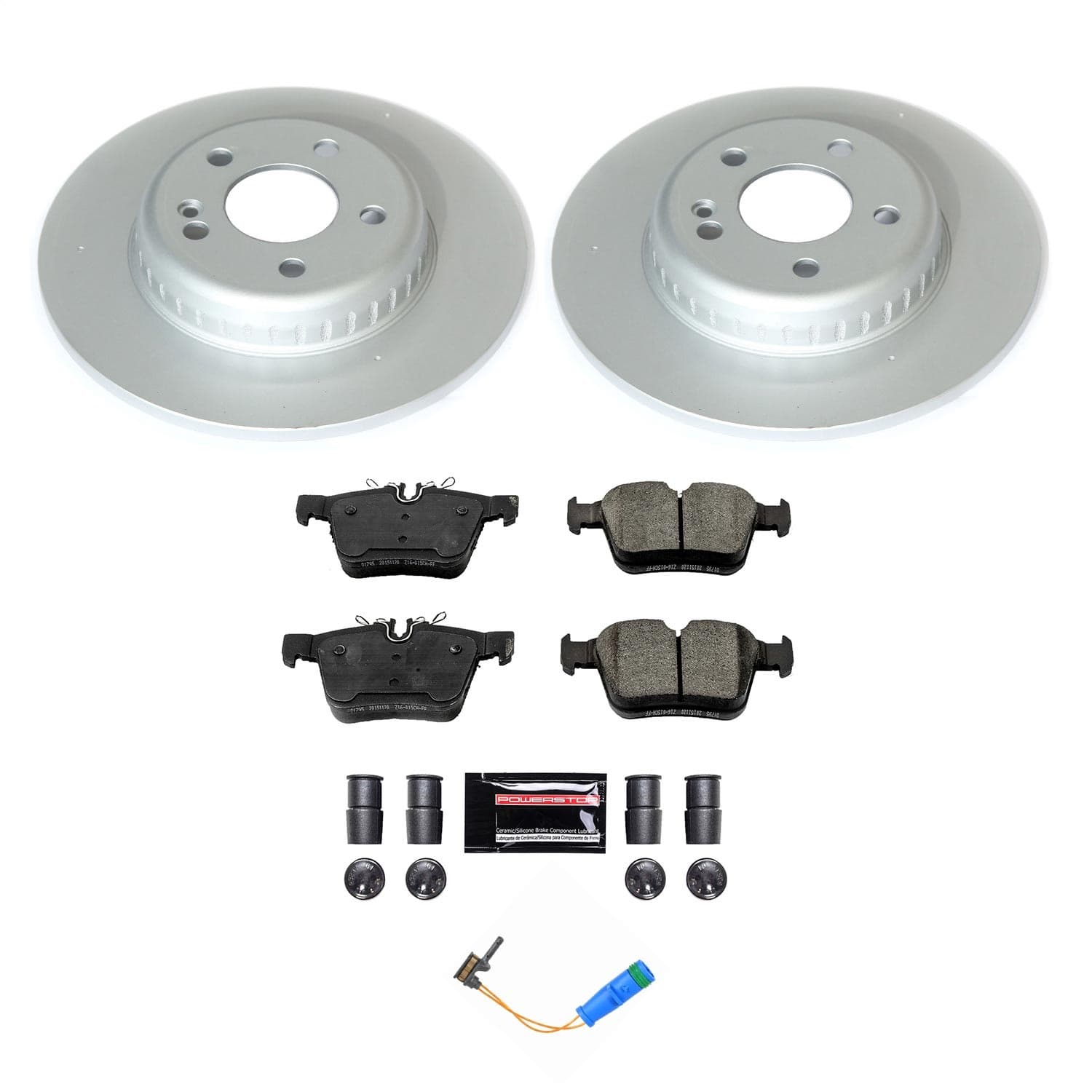 Power Stop - CRK8152 - Rear - Disc Brake Pad and Rotor Kit image 1