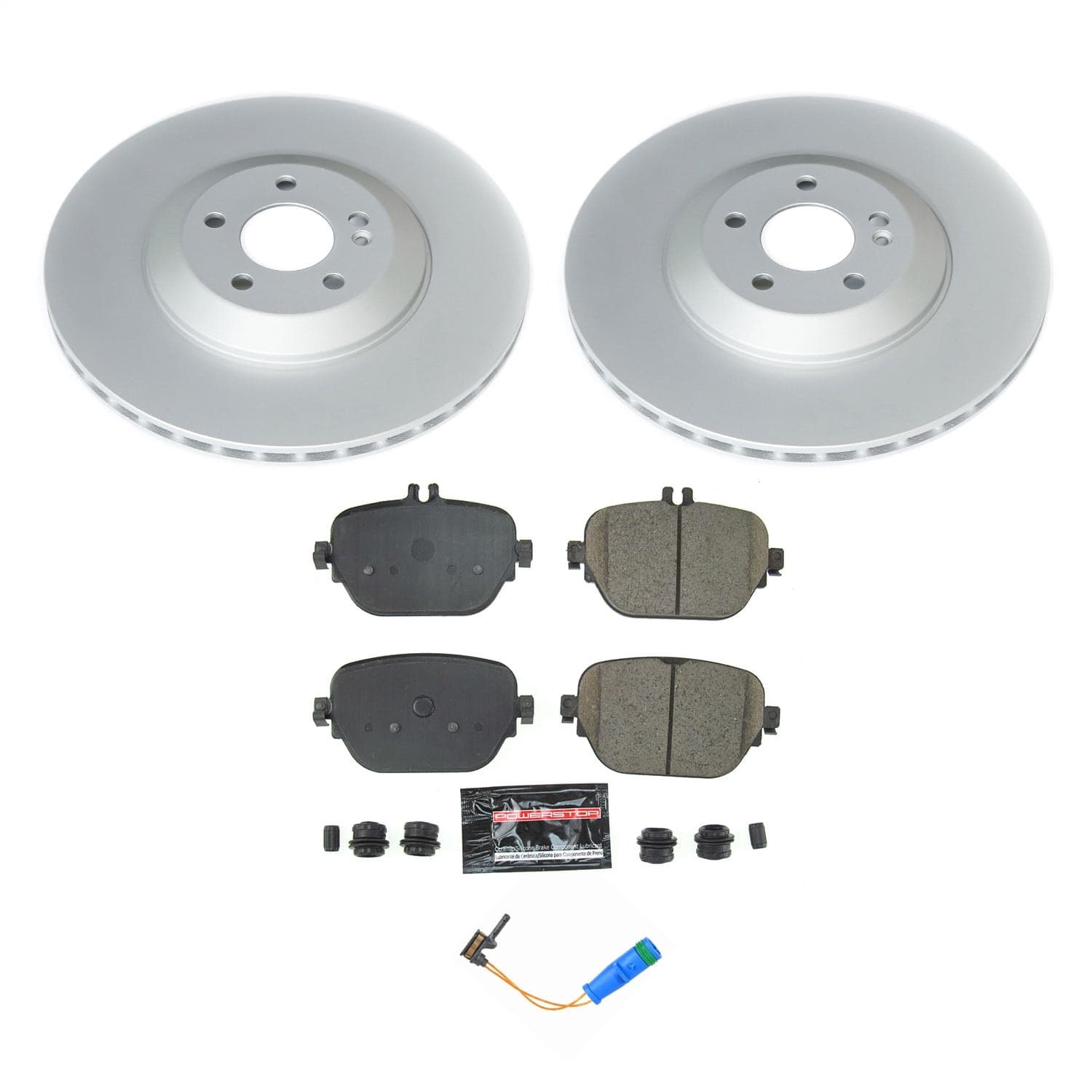 Power Stop - CRK8153 - Rear - Disc Brake Pad and Rotor Kit image 1