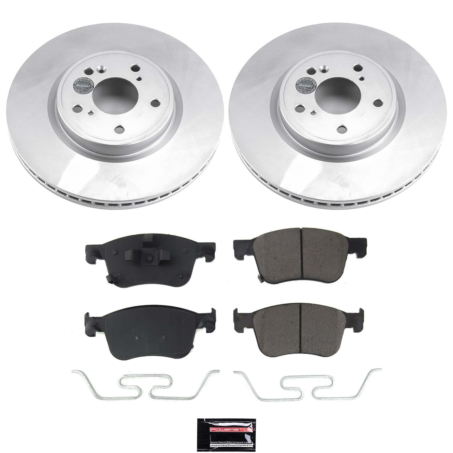Power Stop - CRK8165 - Front - Disc Brake Pad and Rotor Kit image 1