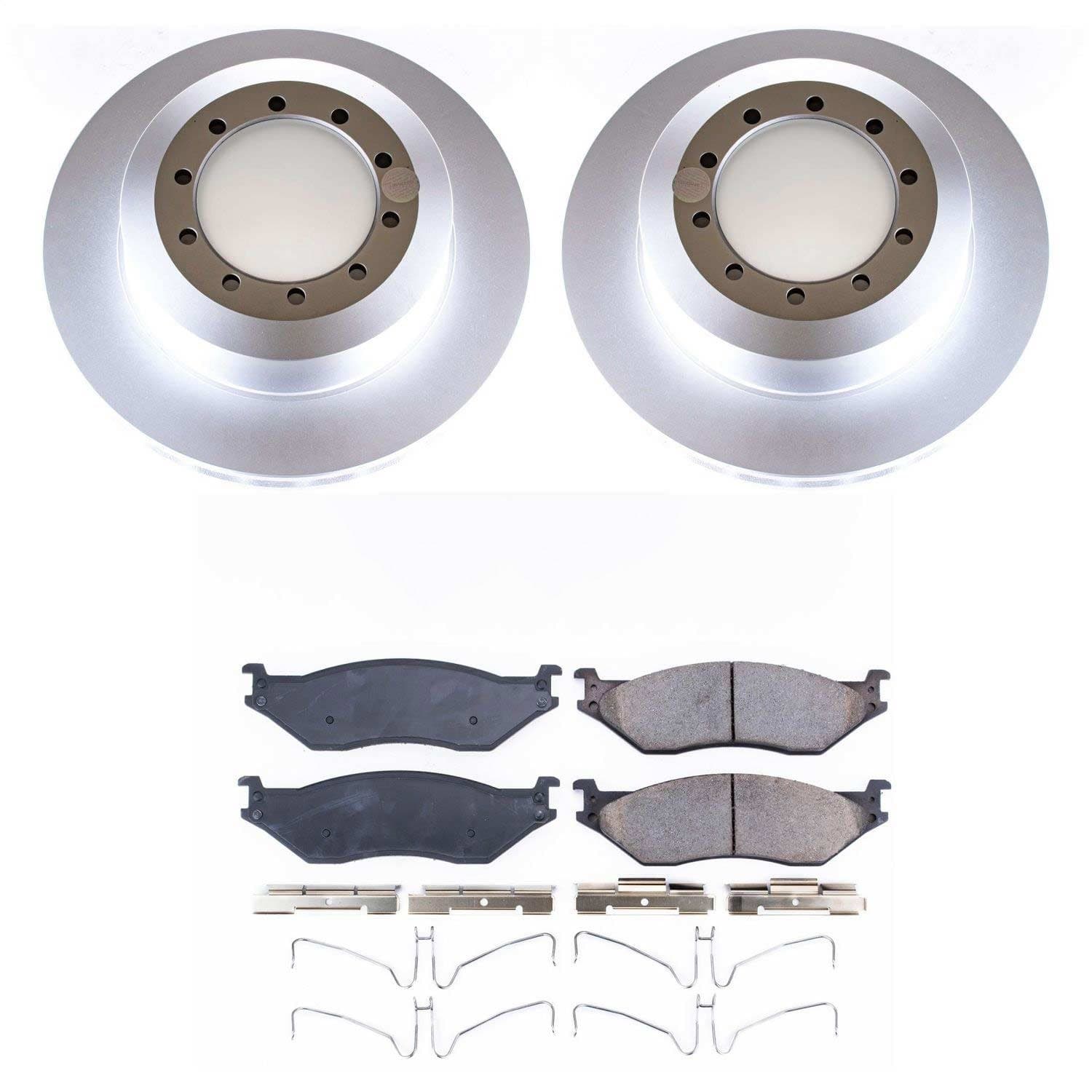Power Stop - CRK8179 - Rear - Disc Brake Pad and Rotor Kit image 1