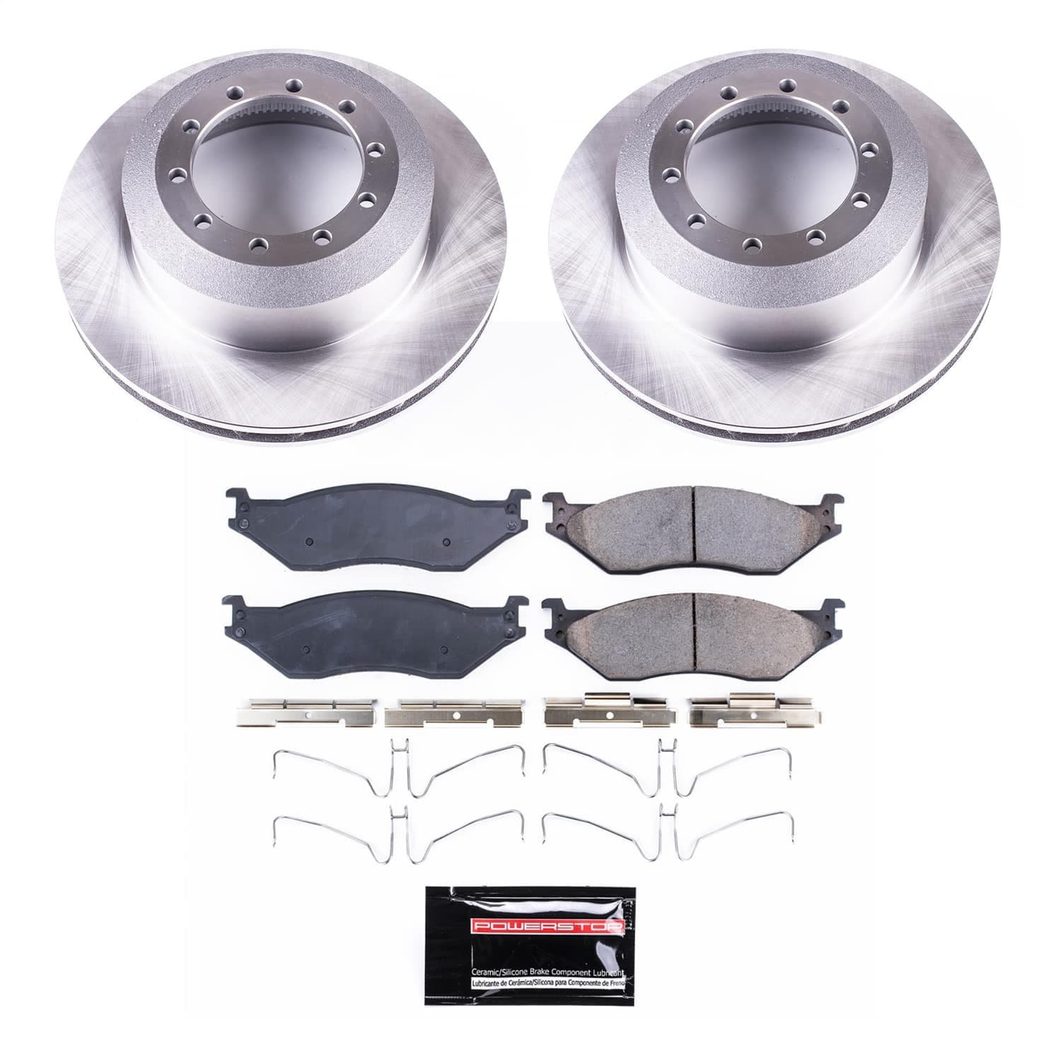 Power Stop - CRK8185 - Rear - Disc Brake Pad and Rotor Kit image 1