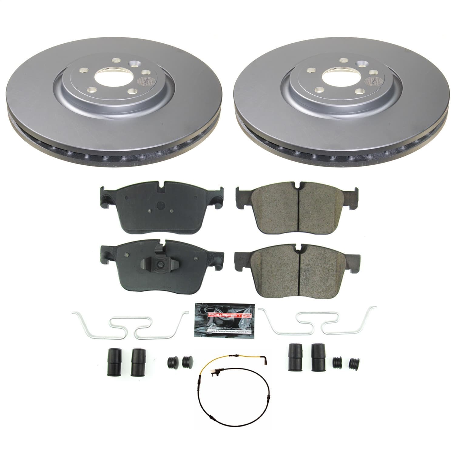 Power Stop - CRK8212 - Front - Disc Brake Pad and Rotor Kit image 1