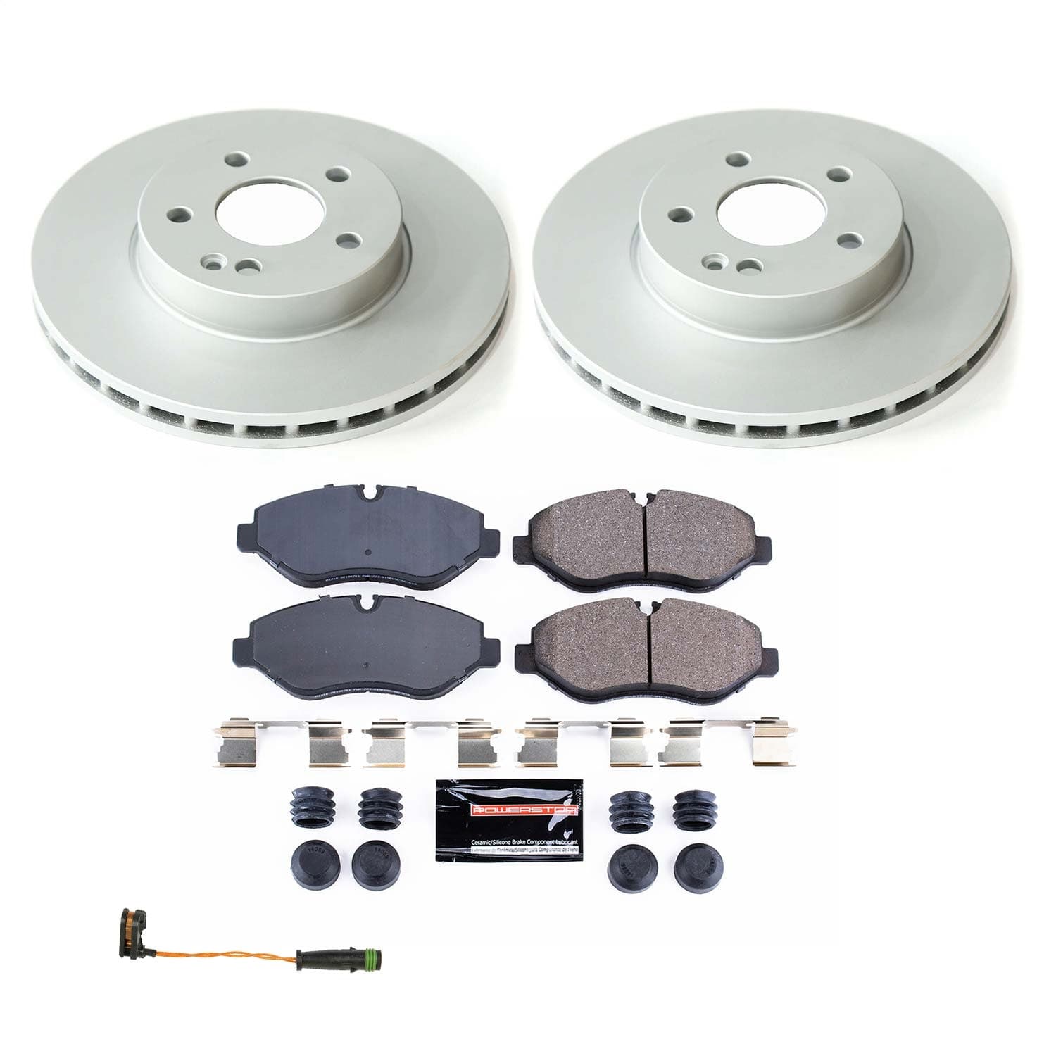 Power Stop - CRK8219 - Front - Disc Brake Pad and Rotor Kit image 1