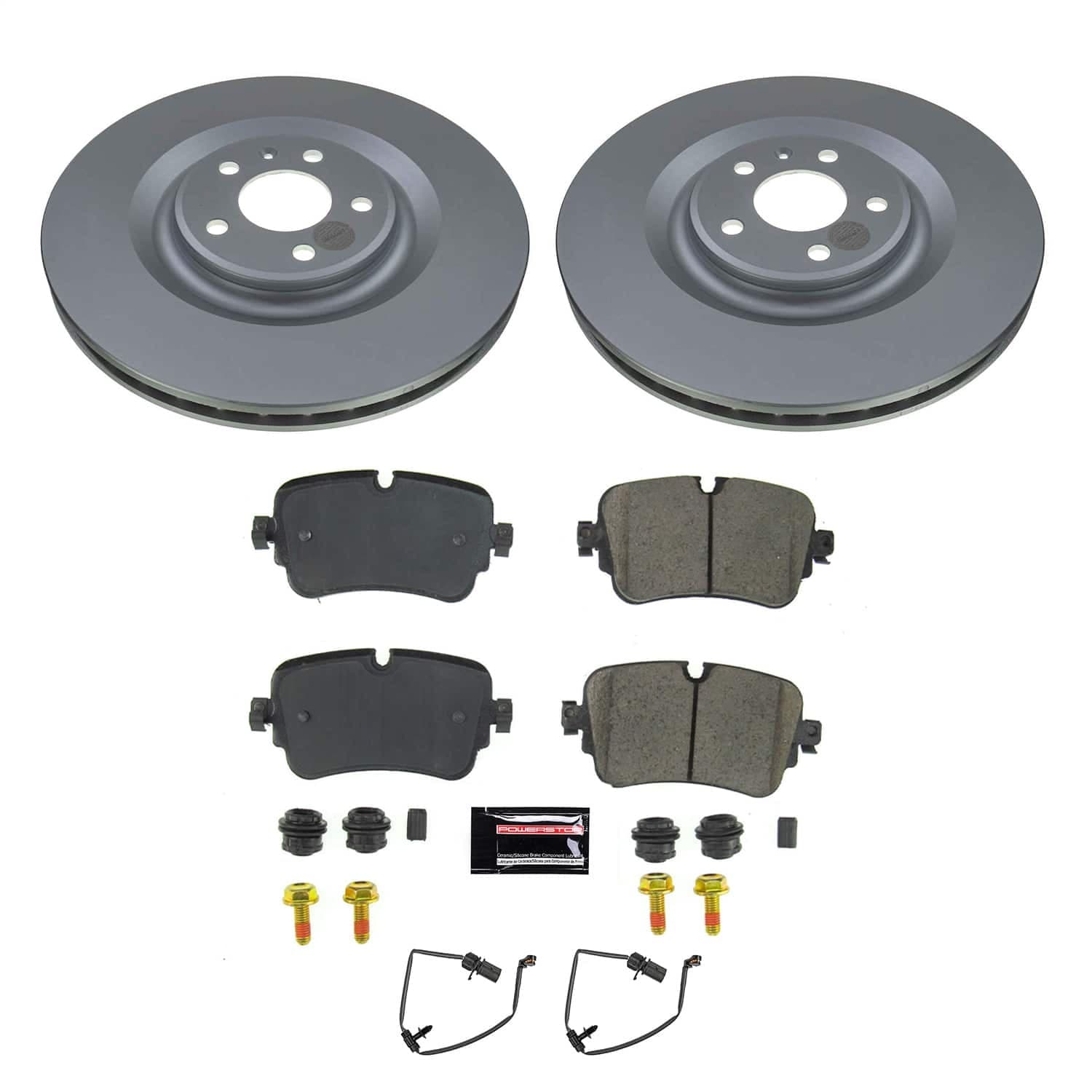 Power Stop - CRK8221 - Rear - Disc Brake Pad and Rotor Kit image 1