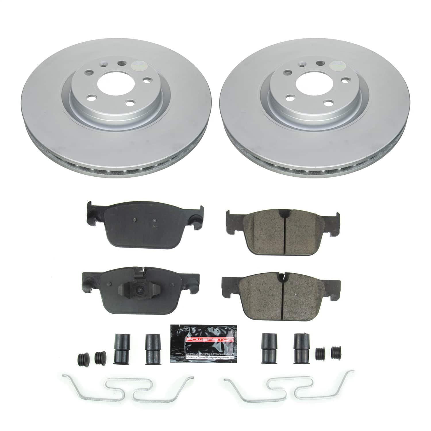 Power Stop - CRK8227 - Front - Disc Brake Pad and Rotor Kit image 1