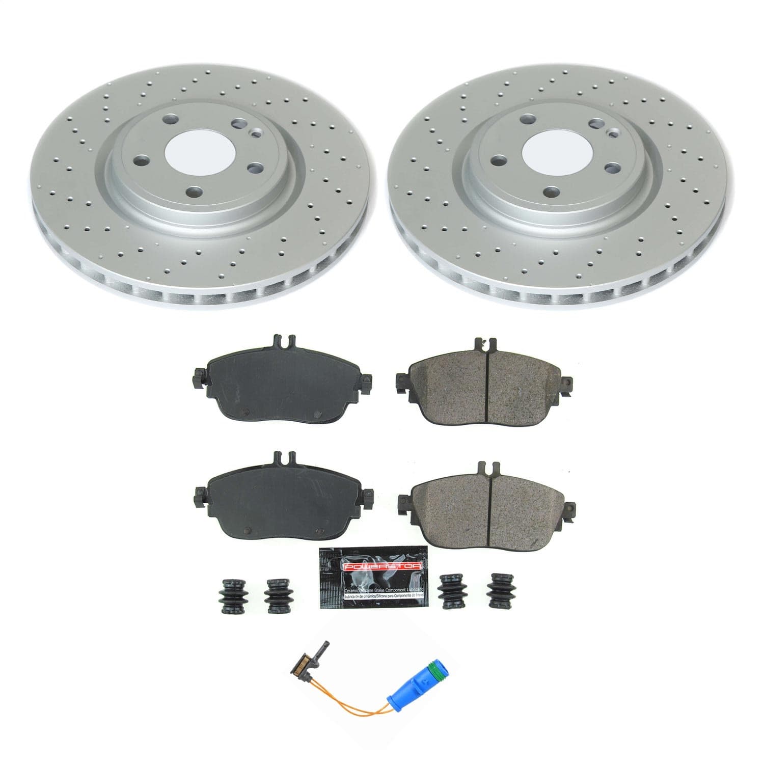 Power Stop - CRK8266 - Front - Disc Brake Pad and Rotor Kit image 1