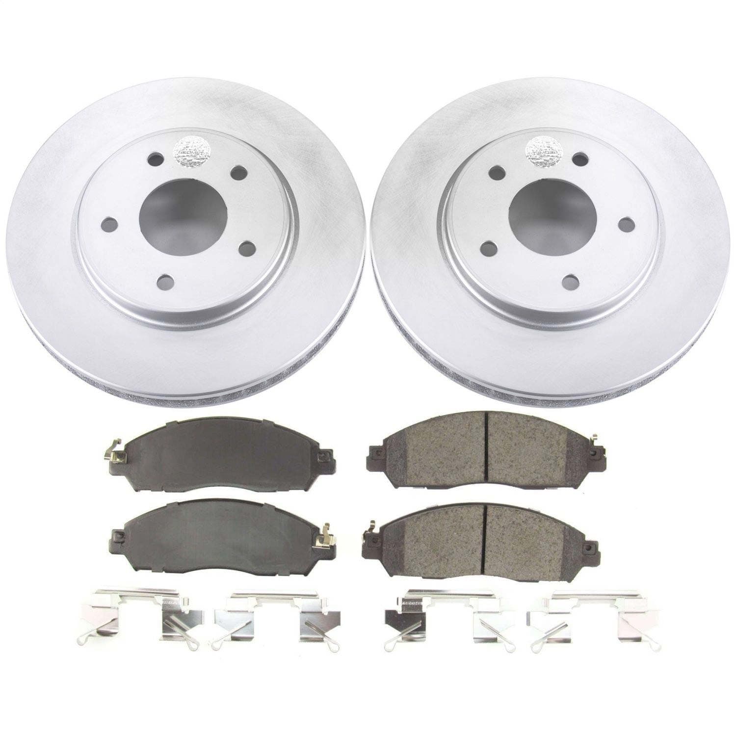 Power Stop - CRK8275 - Front - Disc Brake Pad and Rotor Kit image 1