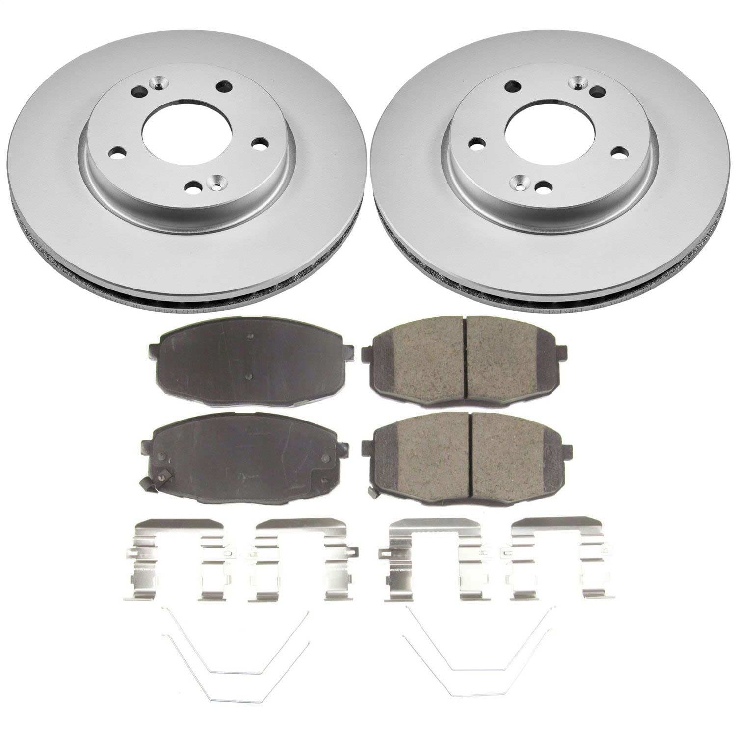 Power Stop - CRK8279 - Front - Disc Brake Pad and Rotor Kit image 1