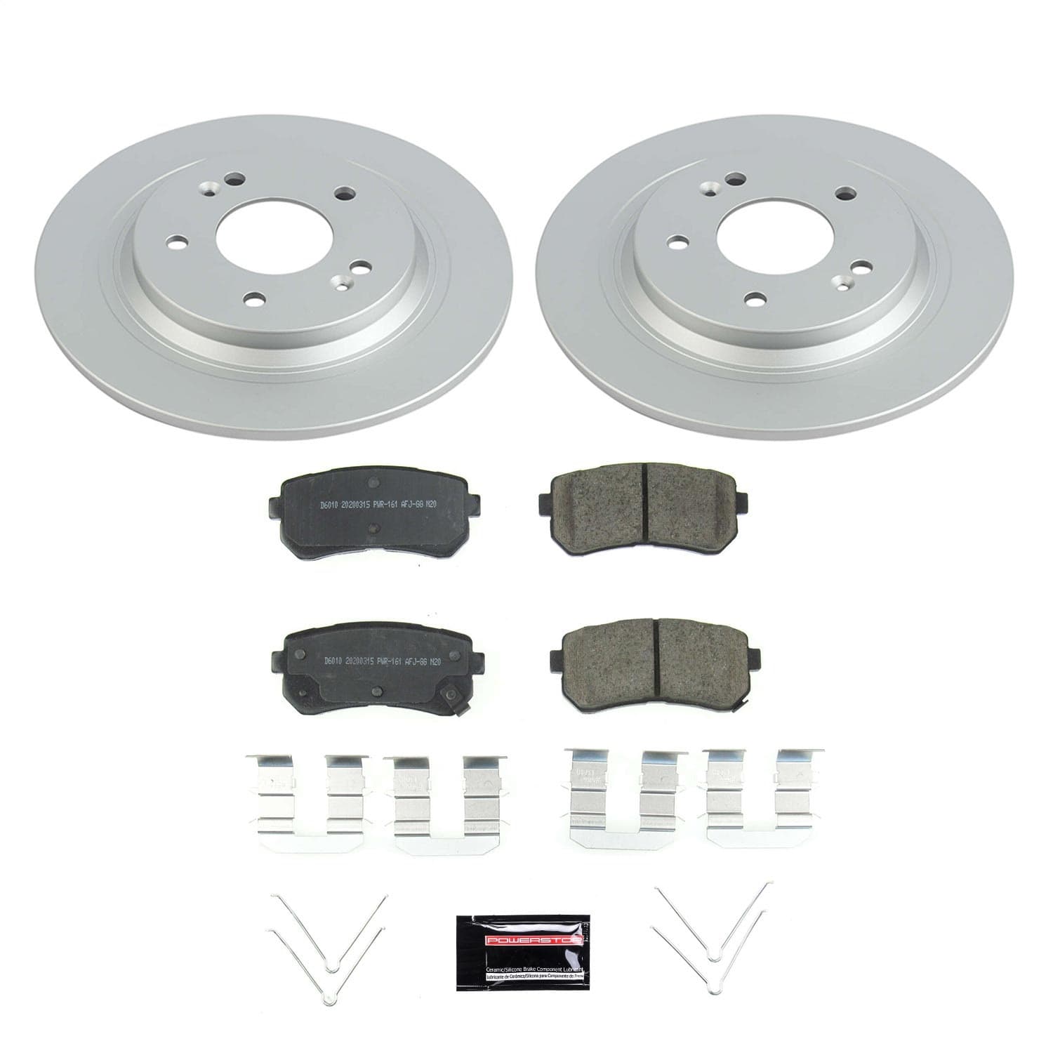 Power Stop - CRK8306 - Rear - Disc Brake Pad and Rotor Kit image 1
