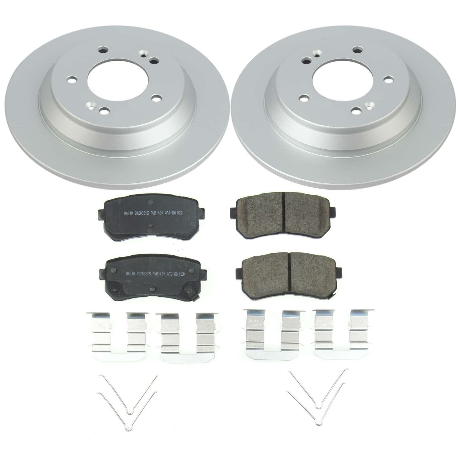Power Stop - CRK8307 - Rear - Disc Brake Pad and Rotor Kit image 1