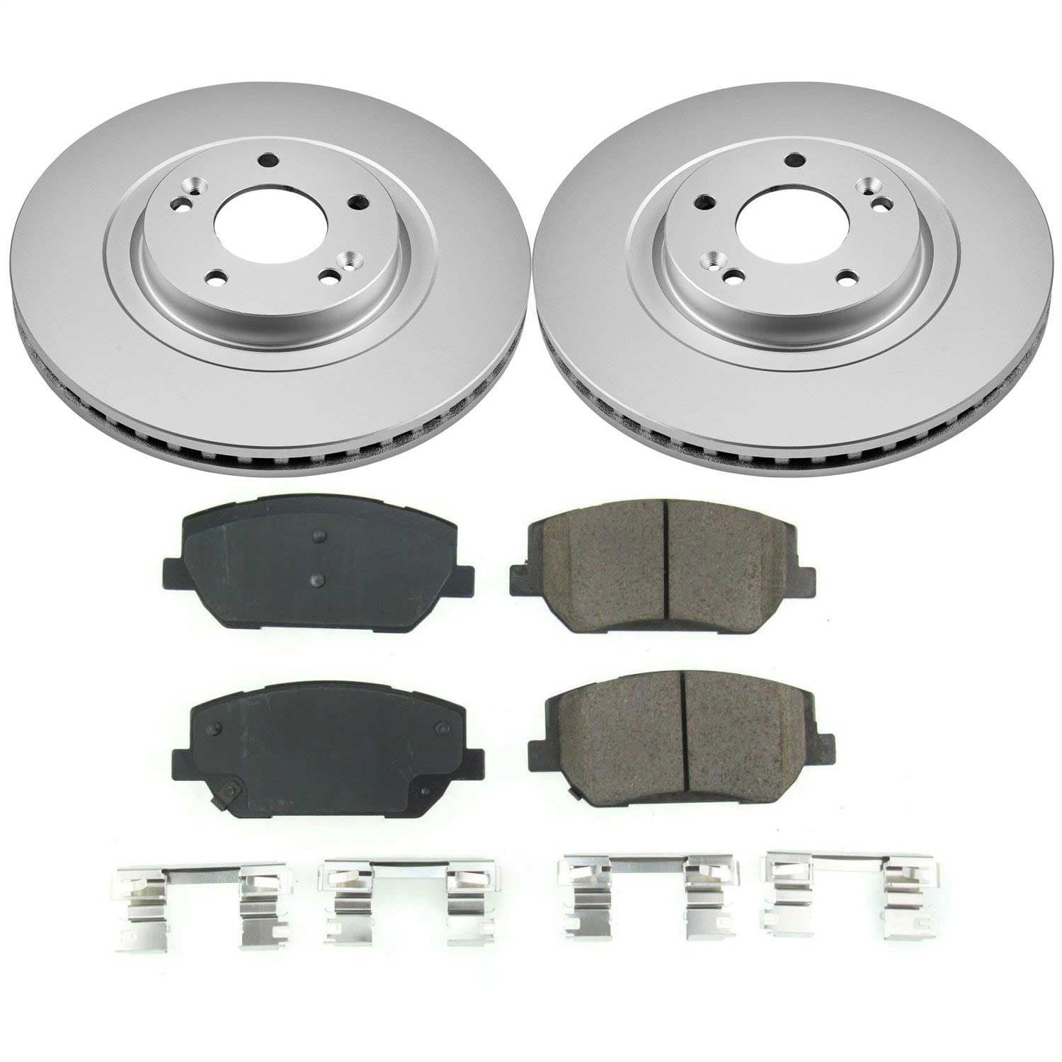 Power Stop - CRK8309 - Front - Disc Brake Pad and Rotor Kit image 1