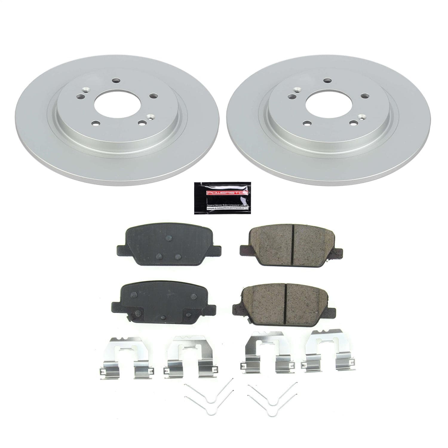 Power Stop - CRK8310 - Rear - Disc Brake Pad and Rotor Kit image 1