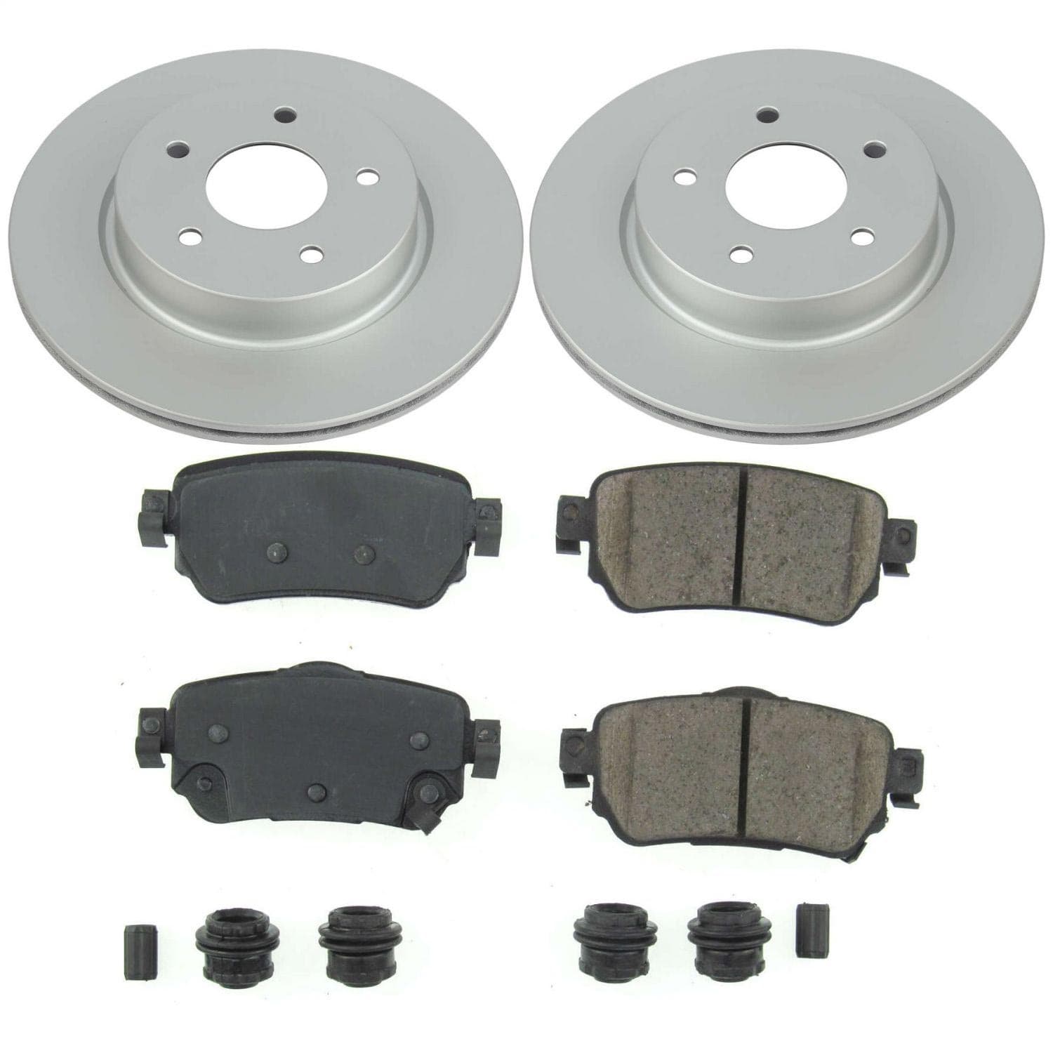 Power Stop - CRK8313 - Rear - Disc Brake Pad and Rotor Kit image 1