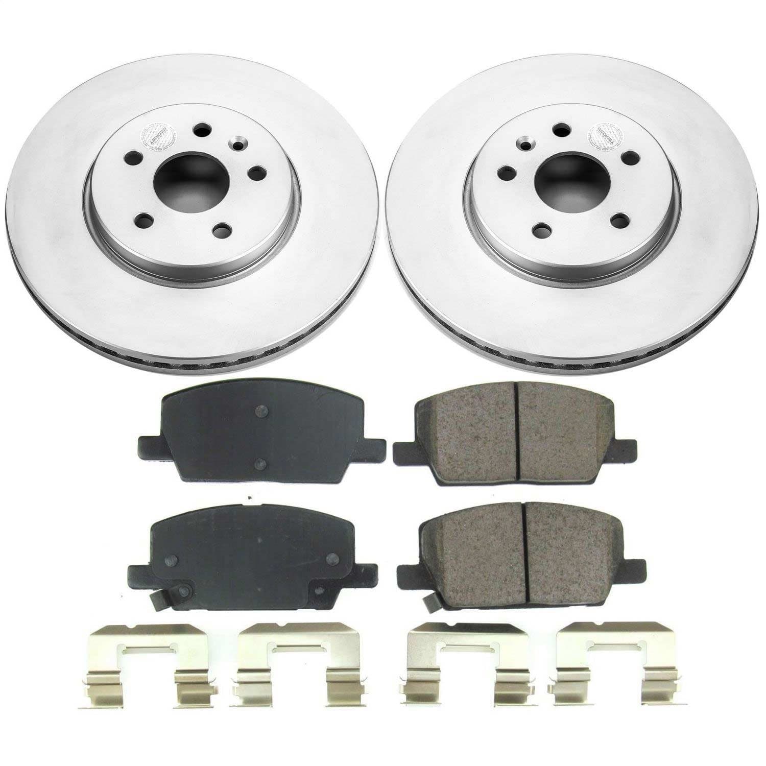 Power Stop - CRK8316 - Front - Disc Brake Pad and Rotor Kit image 1
