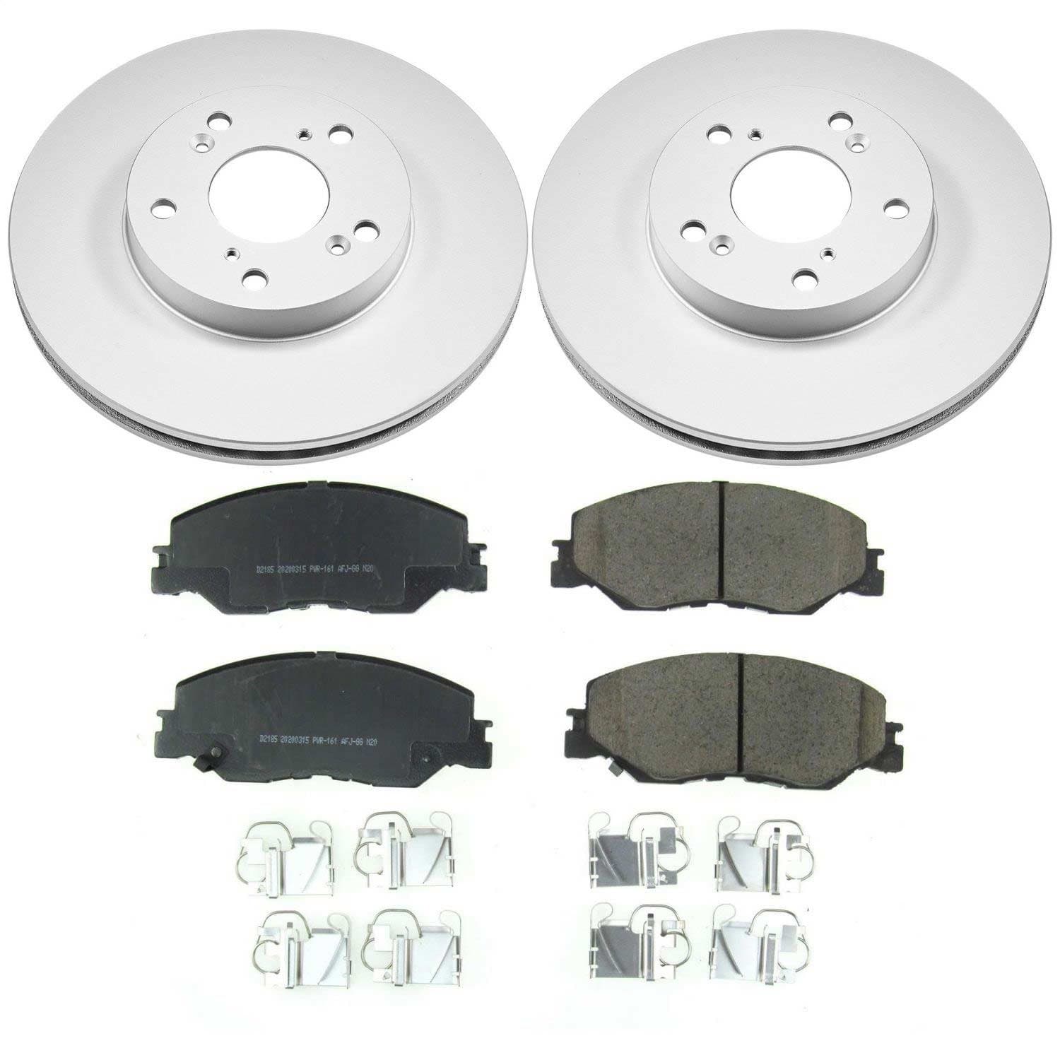 Power Stop - CRK8318 - Front - Disc Brake Pad and Rotor Kit image 1