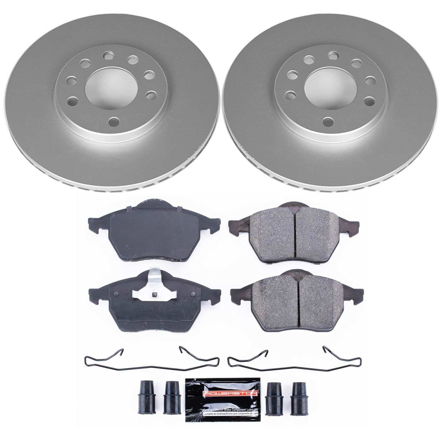 Power Stop - CRK832 - Front - Disc Brake Pad and Rotor Kit image 1