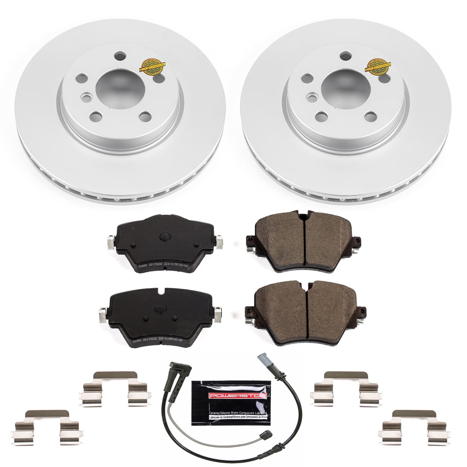 Power Stop - CRK8323 - Front - Disc Brake Pad and Rotor Kit image 1