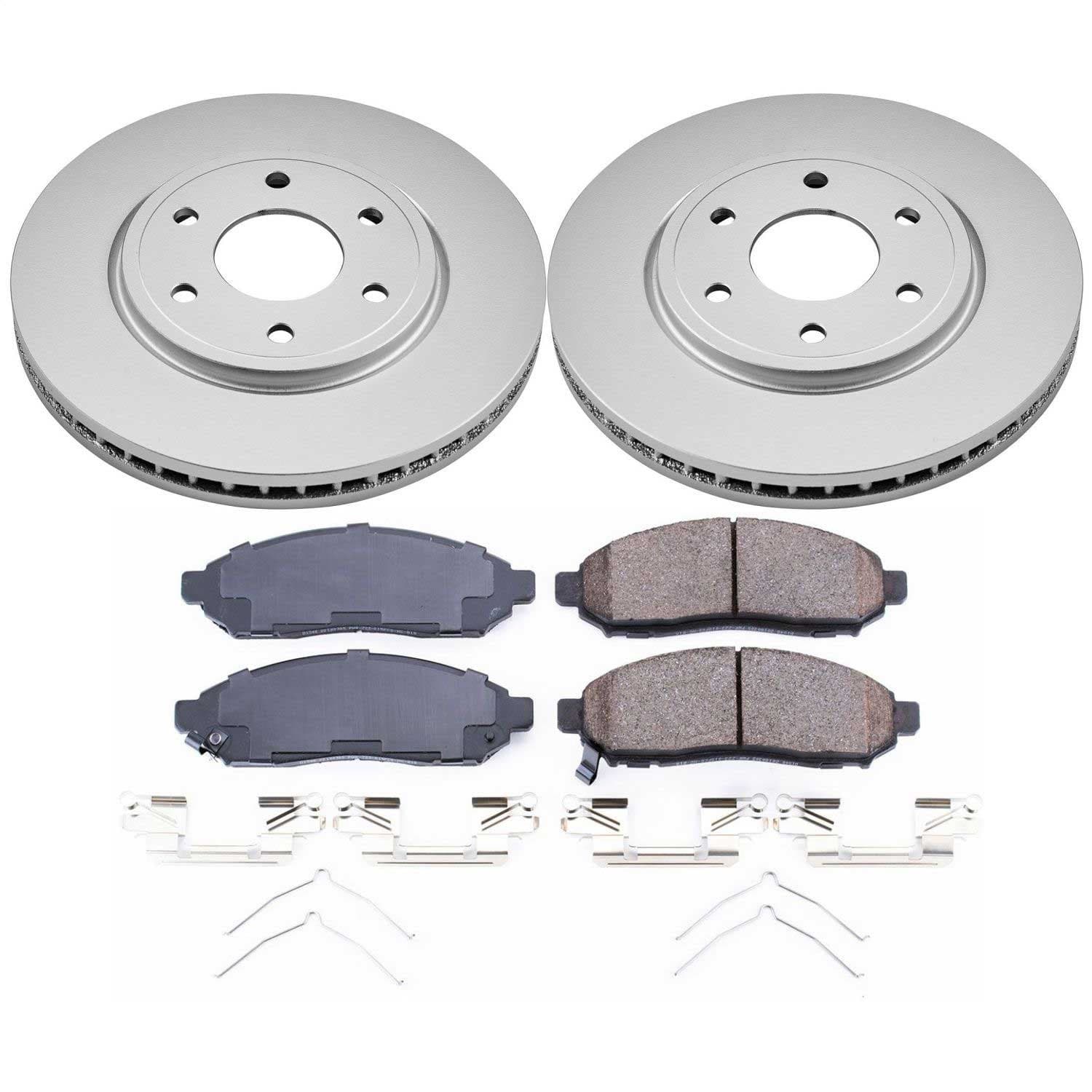 Power Stop - CRK8324 - Front - Disc Brake Pad and Rotor Kit image 1