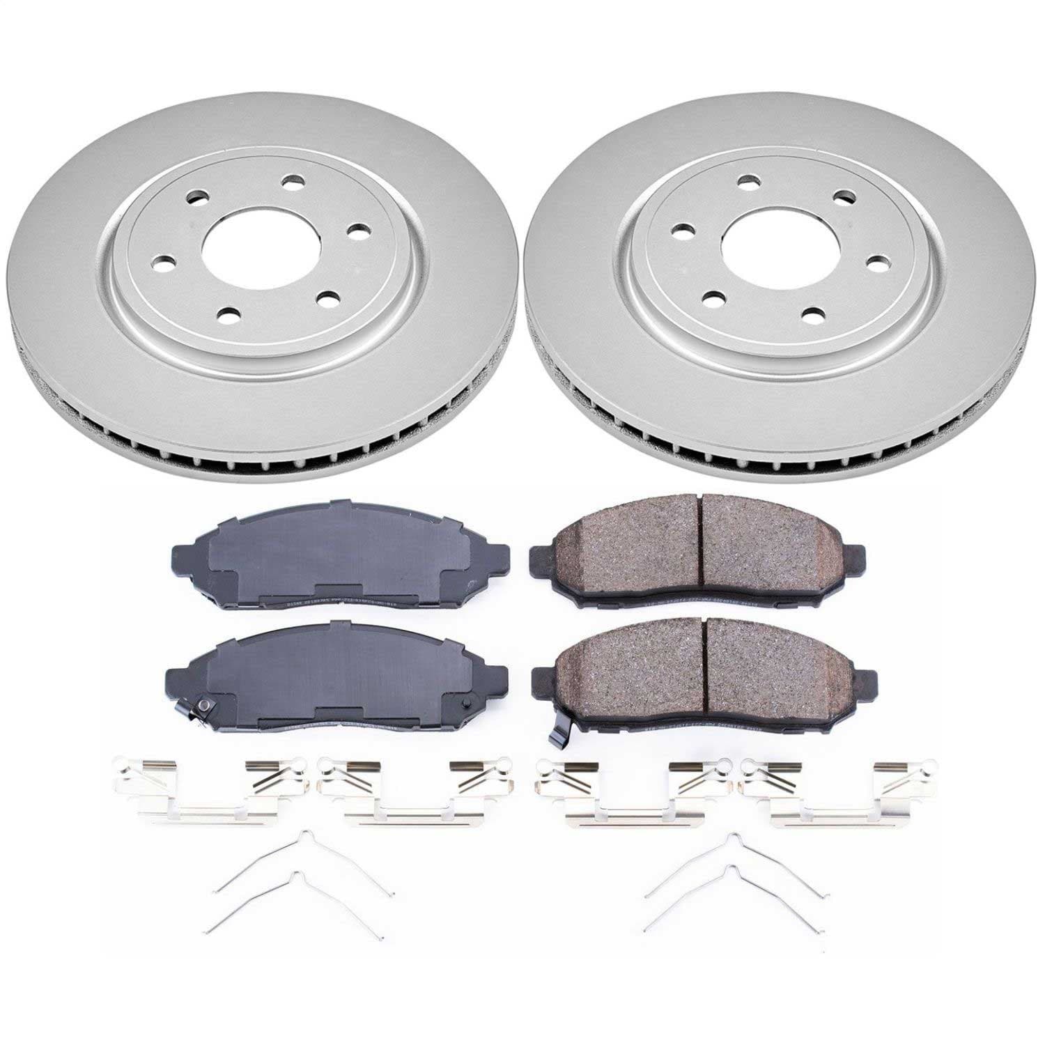Power Stop - CRK8325 - Front - Disc Brake Pad and Rotor Kit image 1