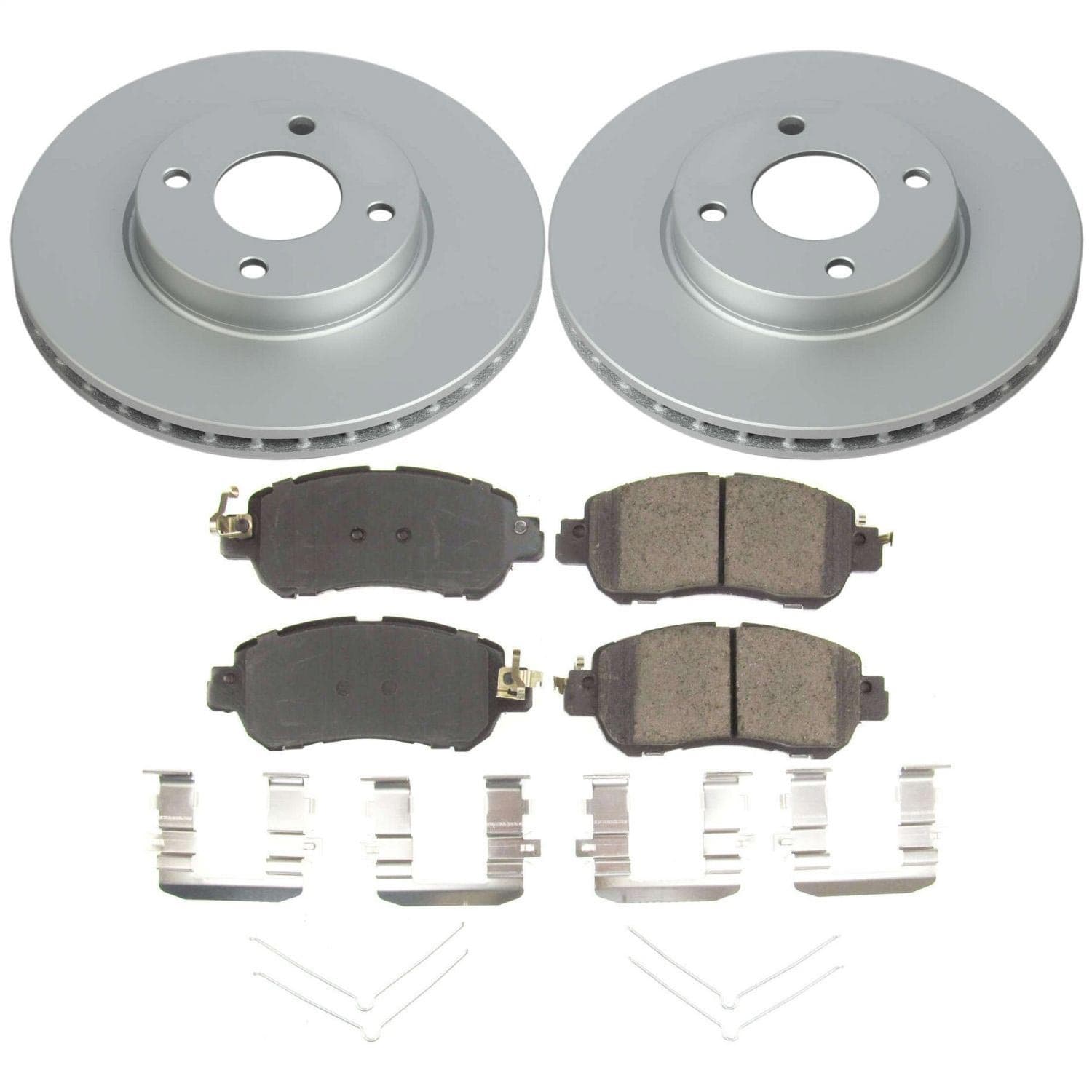 Power Stop - CRK8326 - Front - Disc Brake Pad and Rotor Kit image 1