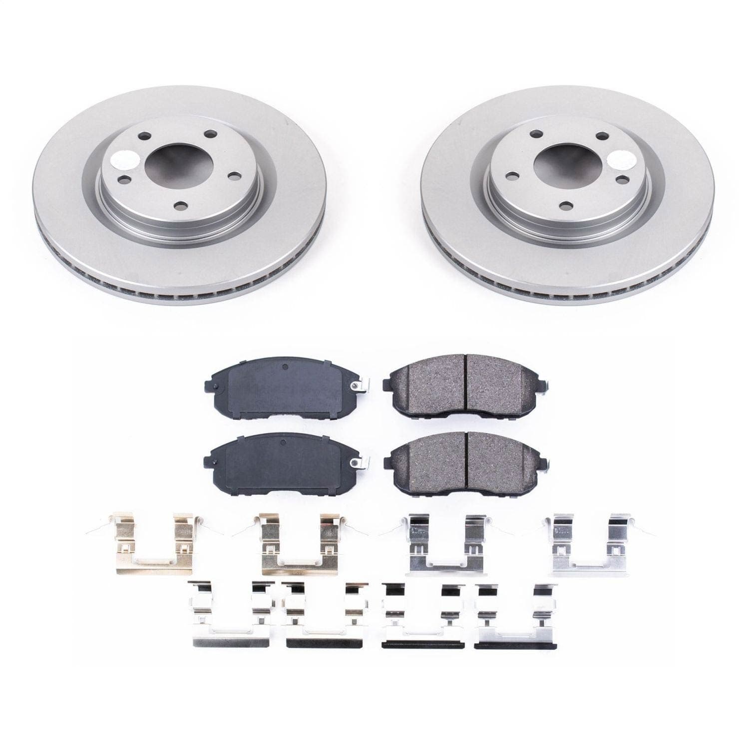 Power Stop - CRK8327 - Front - Disc Brake Pad and Rotor Kit image 1