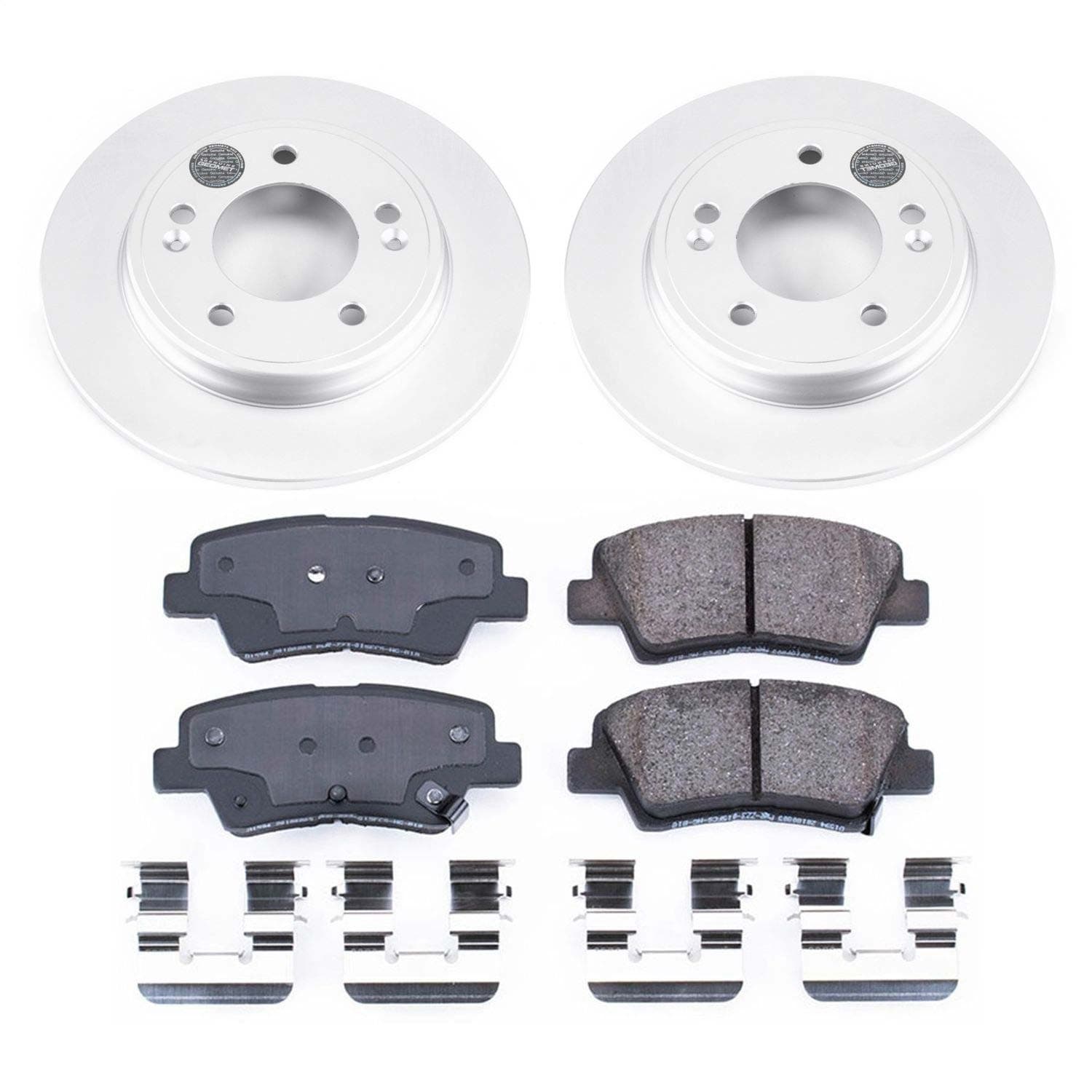 Power Stop - CRK8331 - Rear - Disc Brake Pad and Rotor Kit image 1