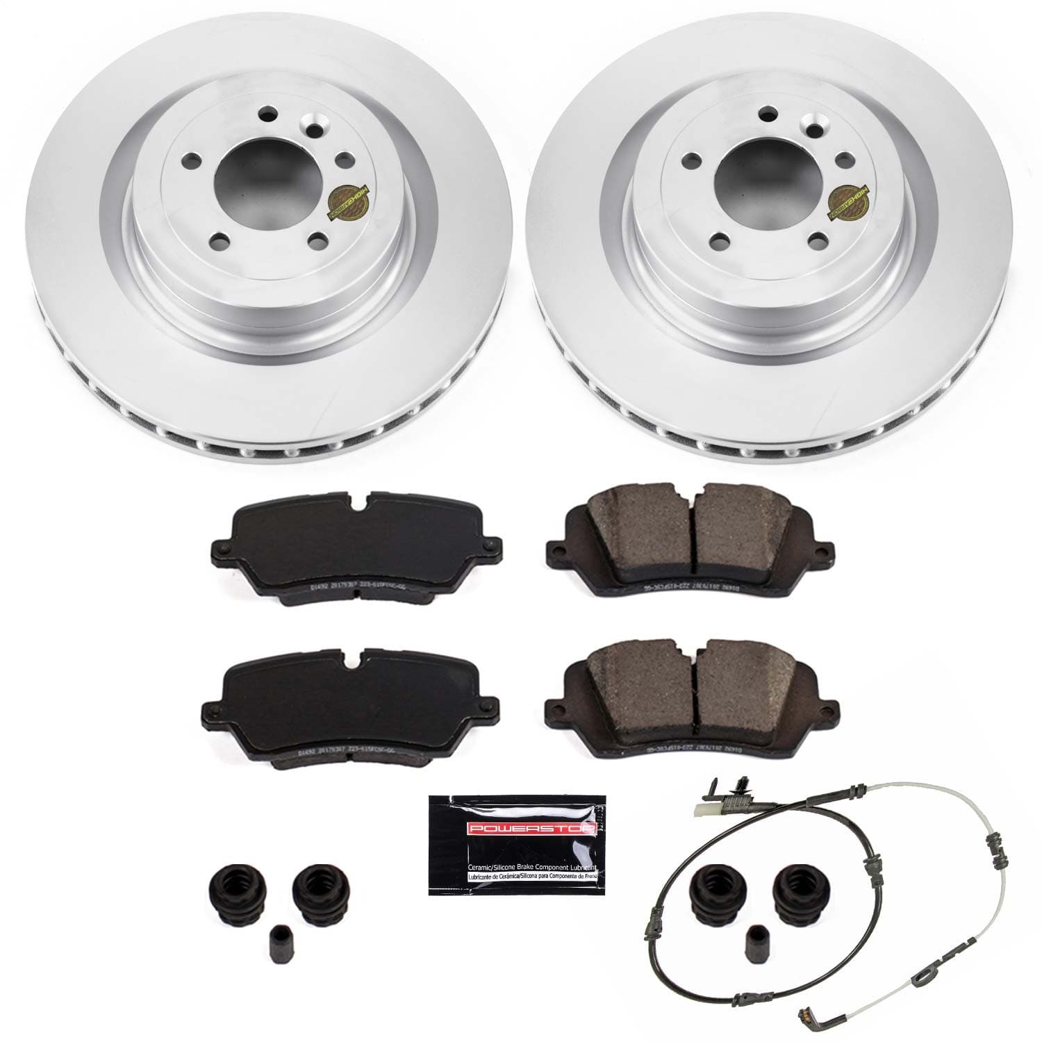 Power Stop - CRK8385 - Rear - Disc Brake Pad and Rotor Kit image 1
