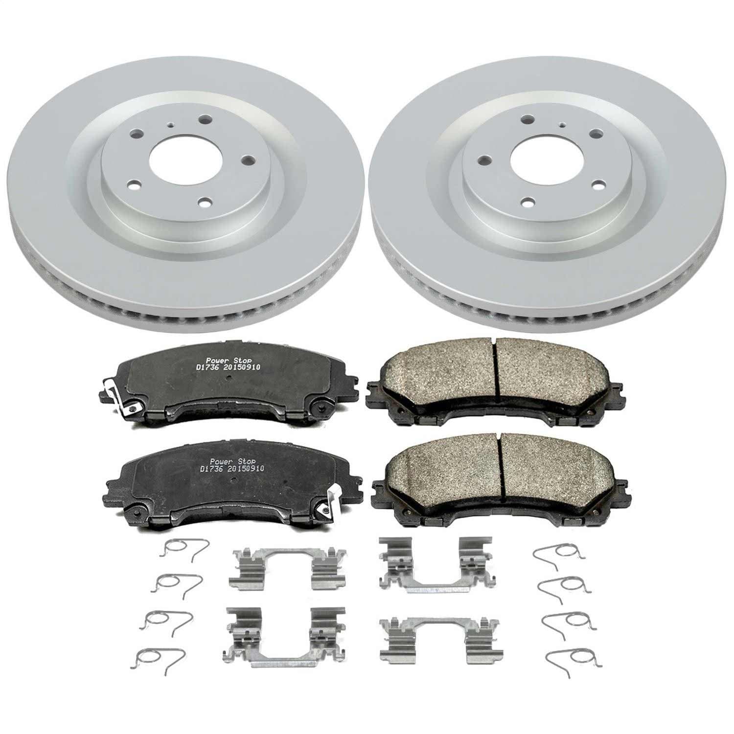 Power Stop - CRK8415 - Front - Disc Brake Pad and Rotor Kit image 1