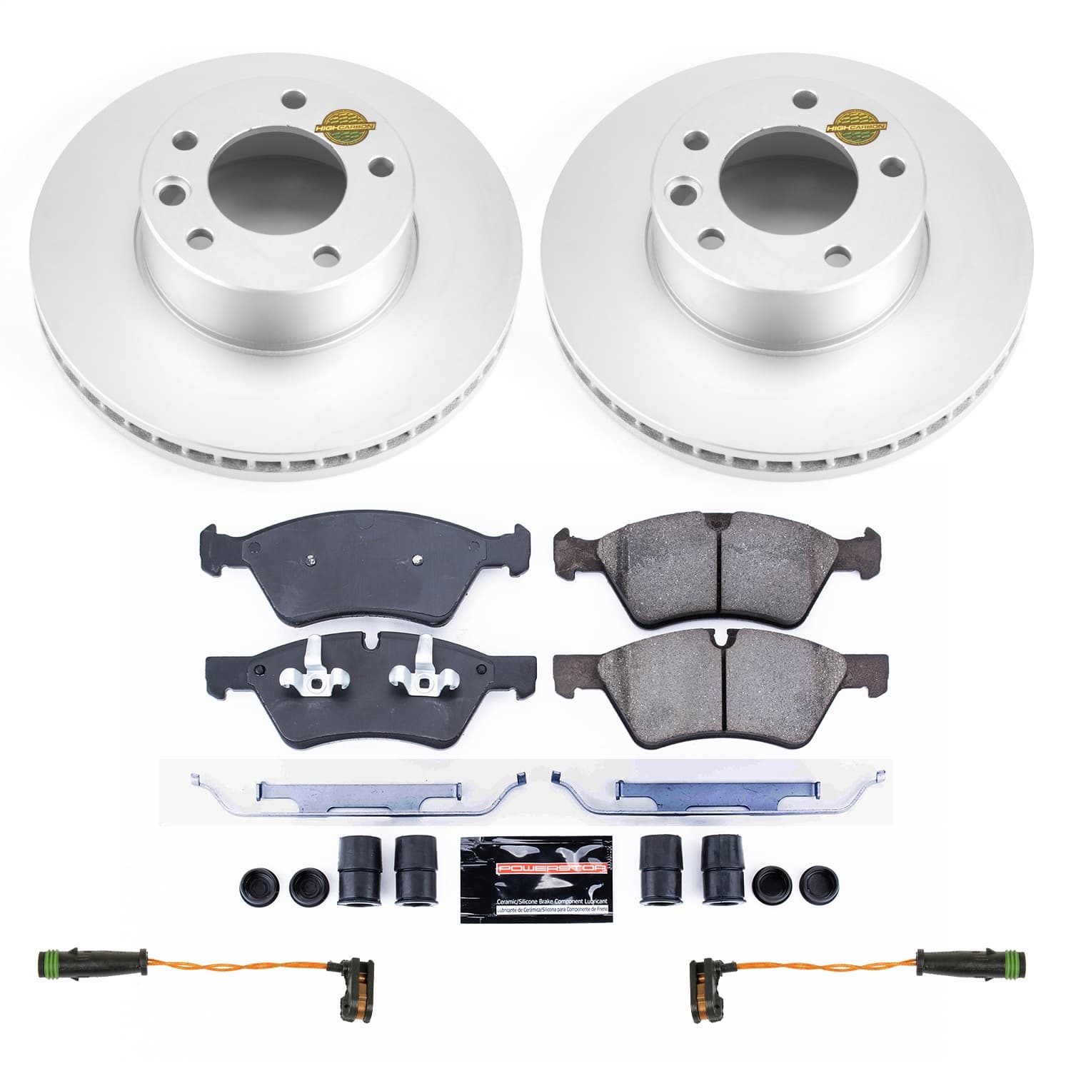 Power Stop - CRK8420 - Front - Disc Brake Pad and Rotor Kit image 1