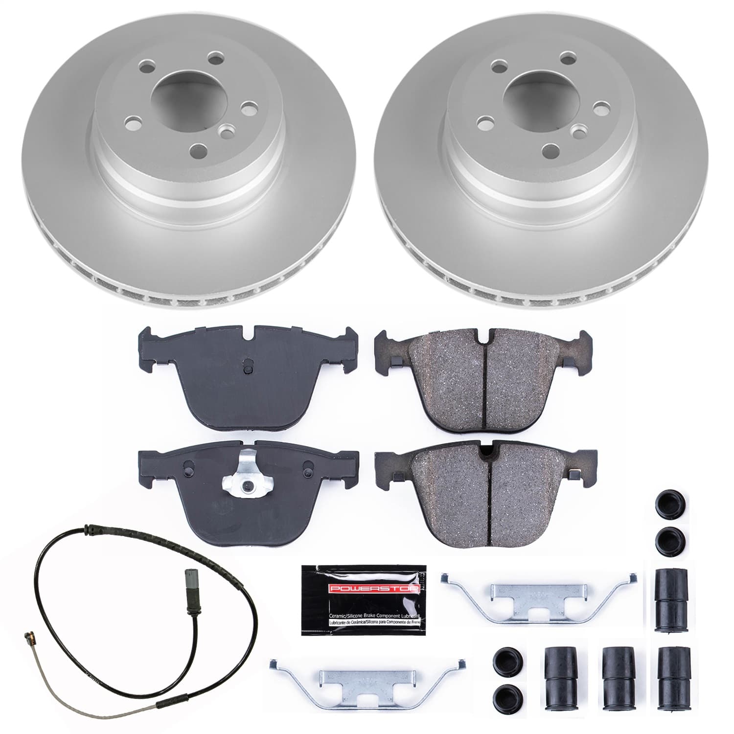 Power Stop - CRK8426 - Rear - Disc Brake Pad and Rotor Kit image 1