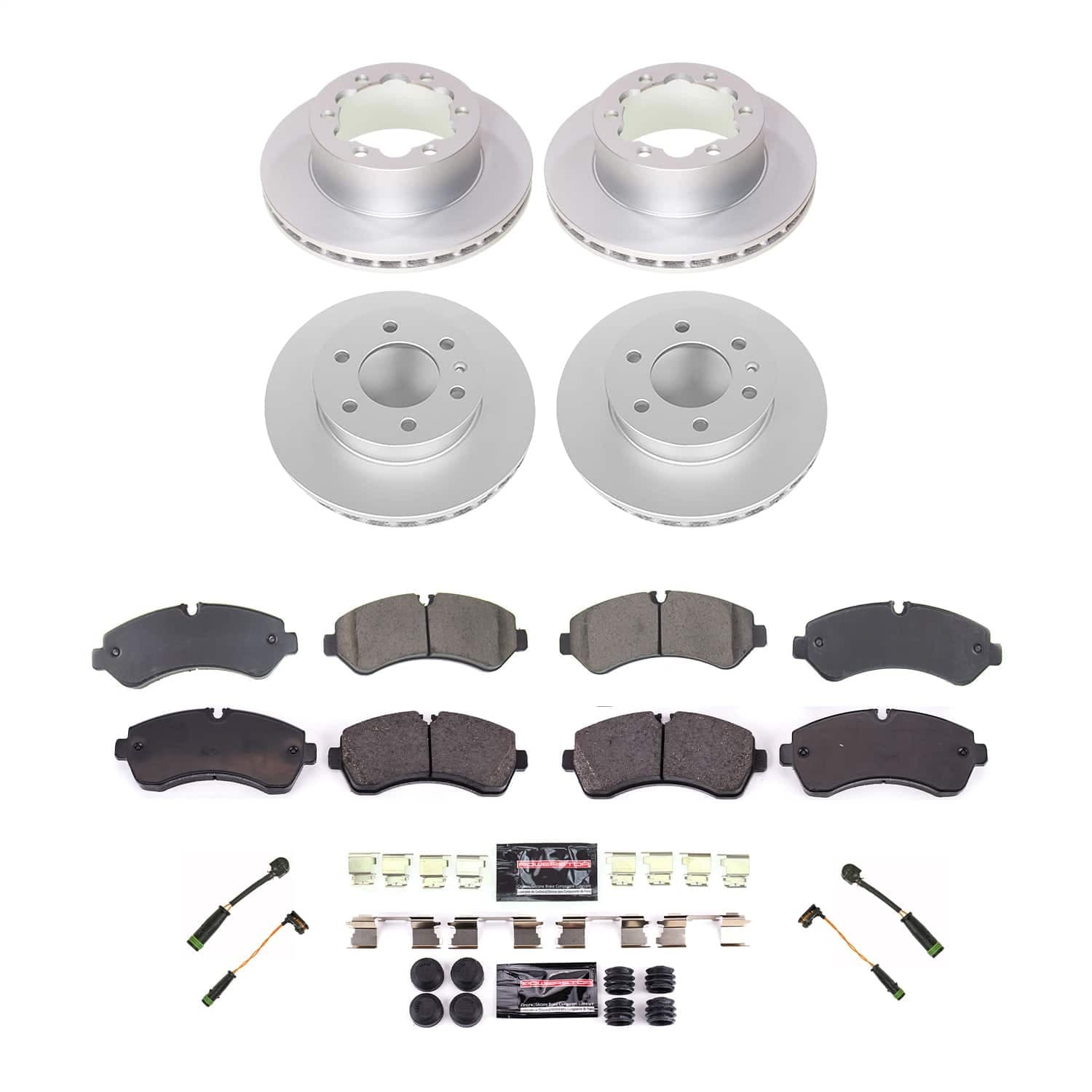 Power Stop - CRK8431 - Rear - Disc Brake Pad and Rotor Kit image 1