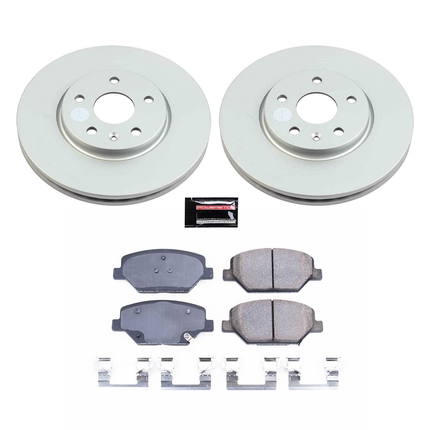 Power Stop - CRK8466 - Front - Disc Brake Pad and Rotor Kit image 1