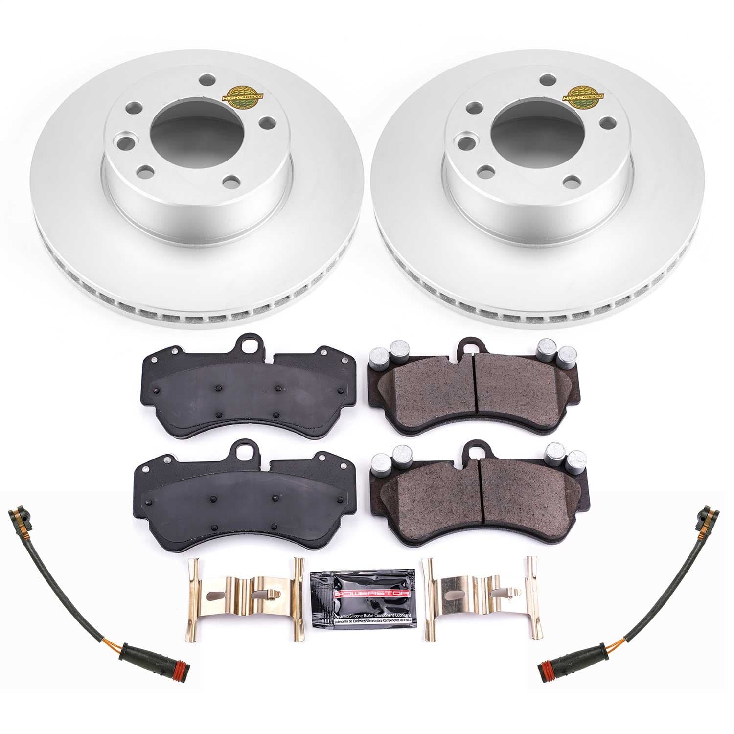 Power Stop - CRK8475 - Front - Disc Brake Pad and Rotor Kit image 1