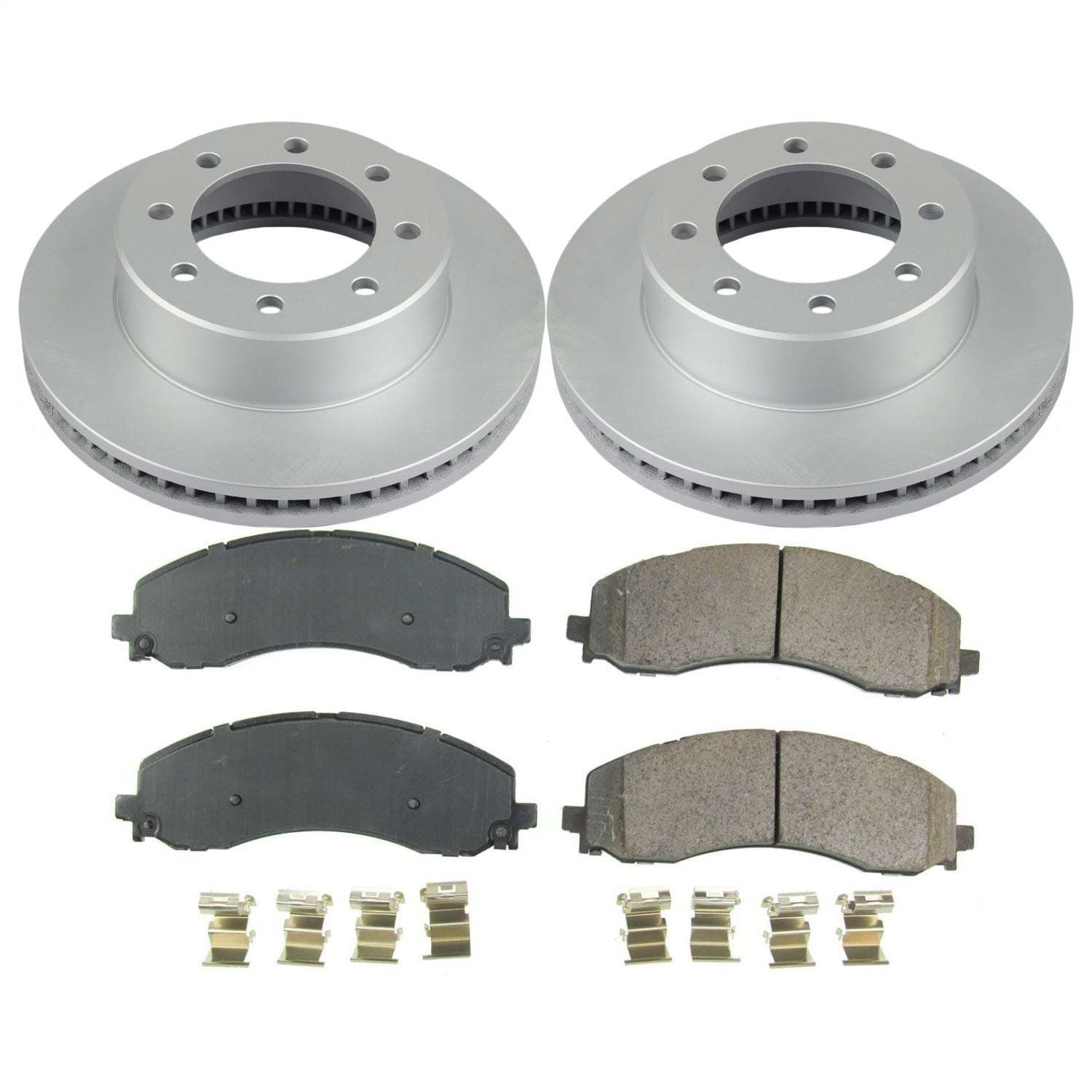 Power Stop - CRK8478 - Front - Disc Brake Pad and Rotor Kit image 1