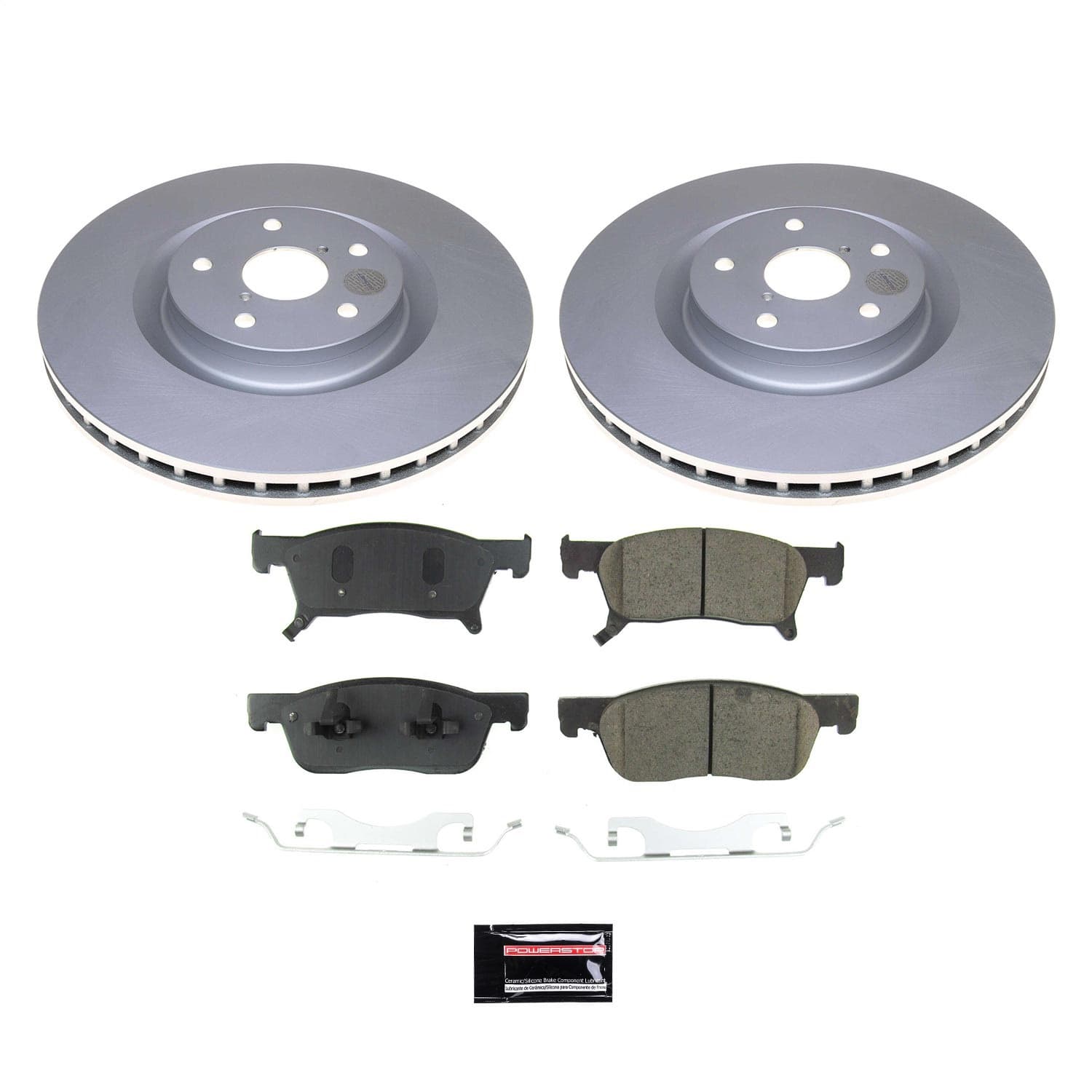 Power Stop - CRK8479 - Front - Disc Brake Pad and Rotor Kit image 1