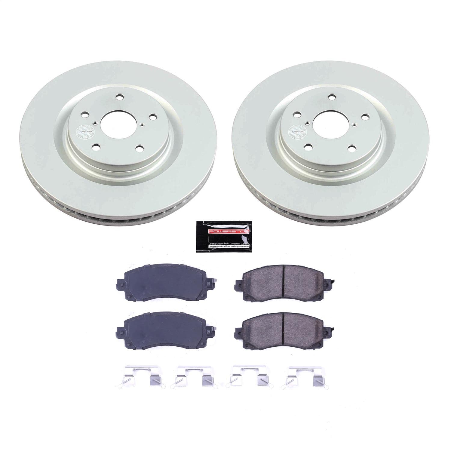 Power Stop - CRK8481 - Front - Disc Brake Pad and Rotor Kit image 1