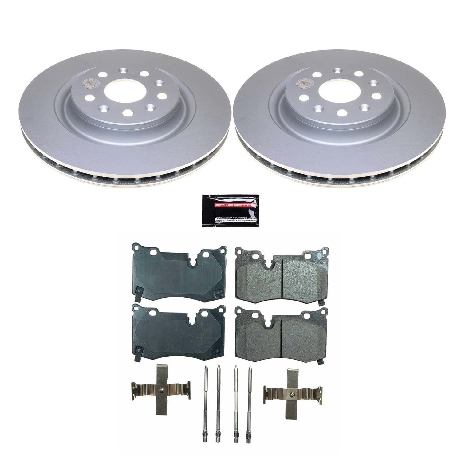 Power Stop - CRK8528 - Rear - Disc Brake Pad and Rotor Kit image 1