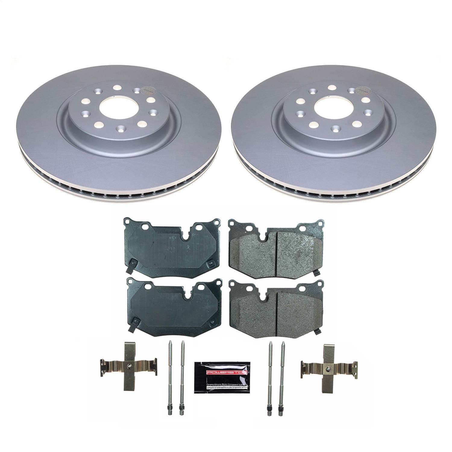 Power Stop - CRK8531 - Rear - Disc Brake Pad and Rotor Kit image 1