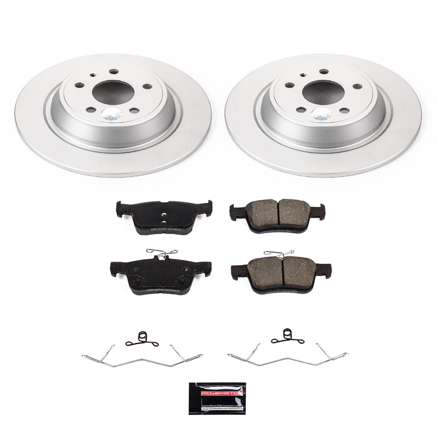 Power Stop - CRK8533 - Rear - Disc Brake Pad and Rotor Kit image 1